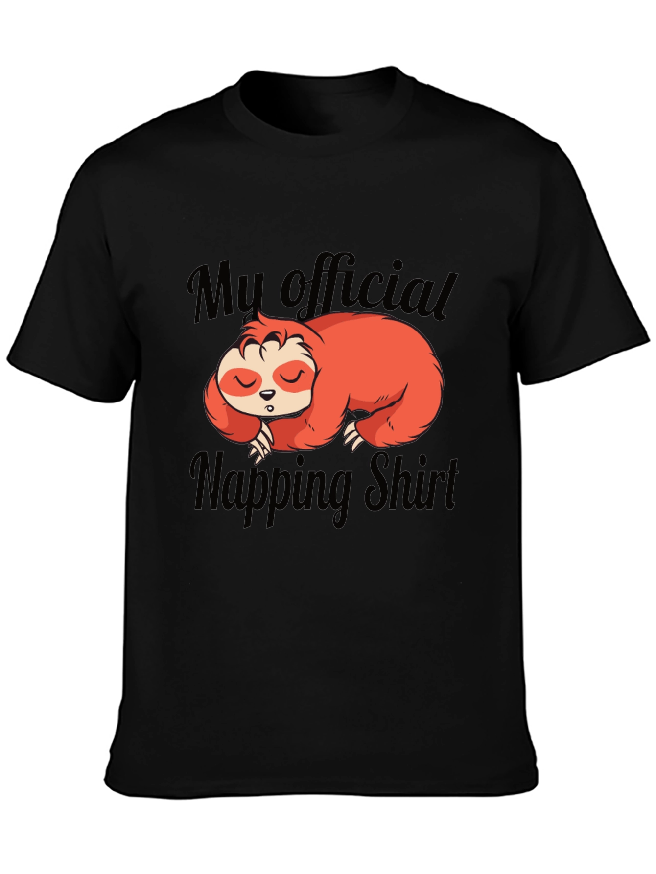 My Official Napping Shirt Sloth Graphic Tee - 3