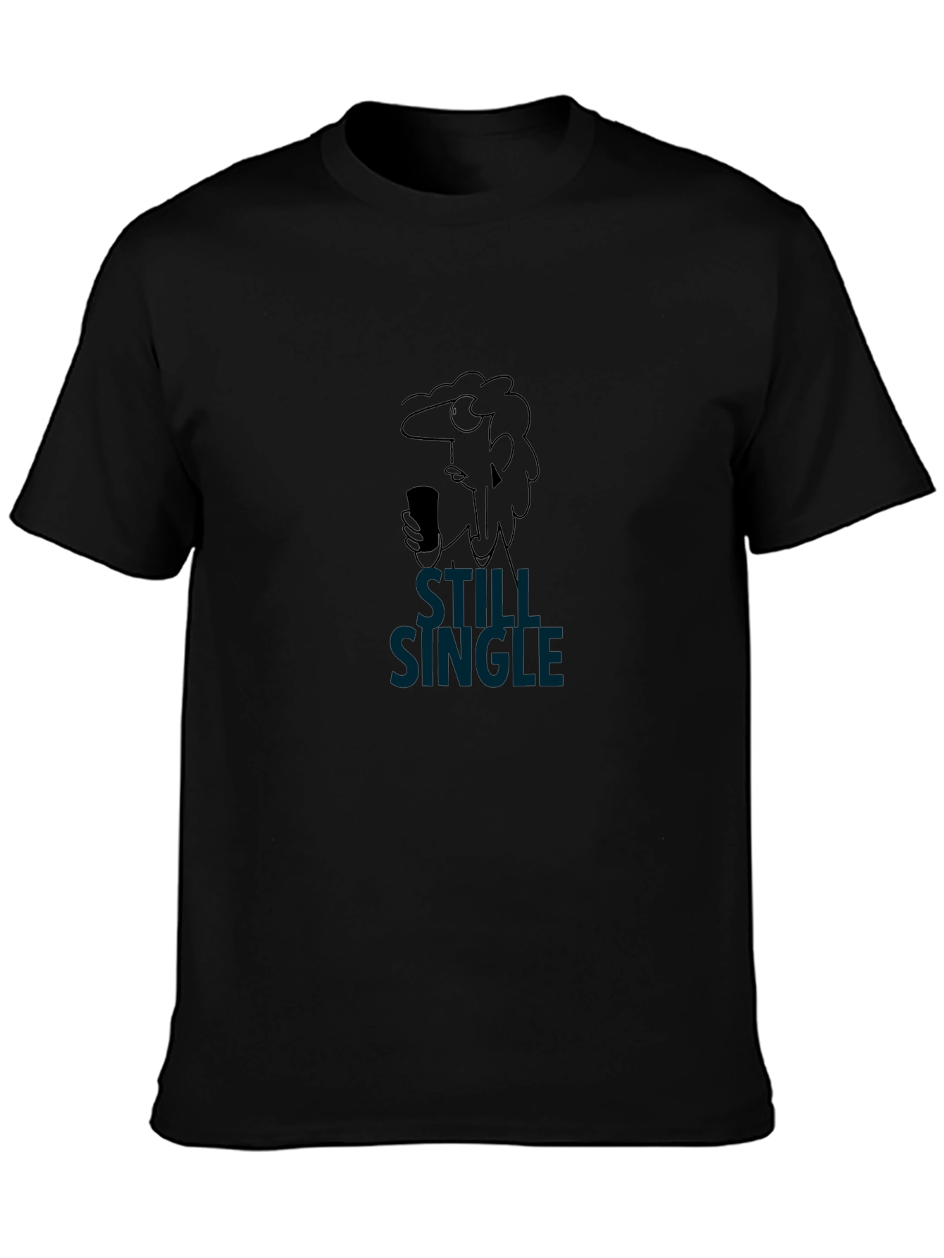 Black Still Single Graphic Tee view 3