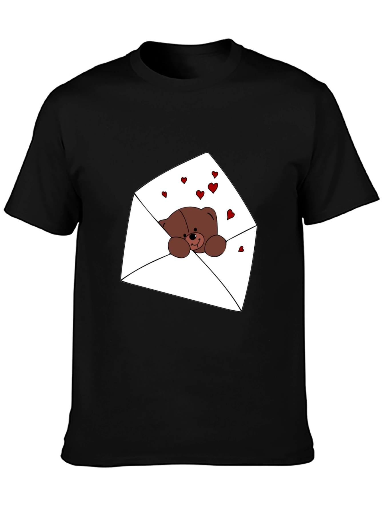 Black Bear Hugs T-Shirt view 3