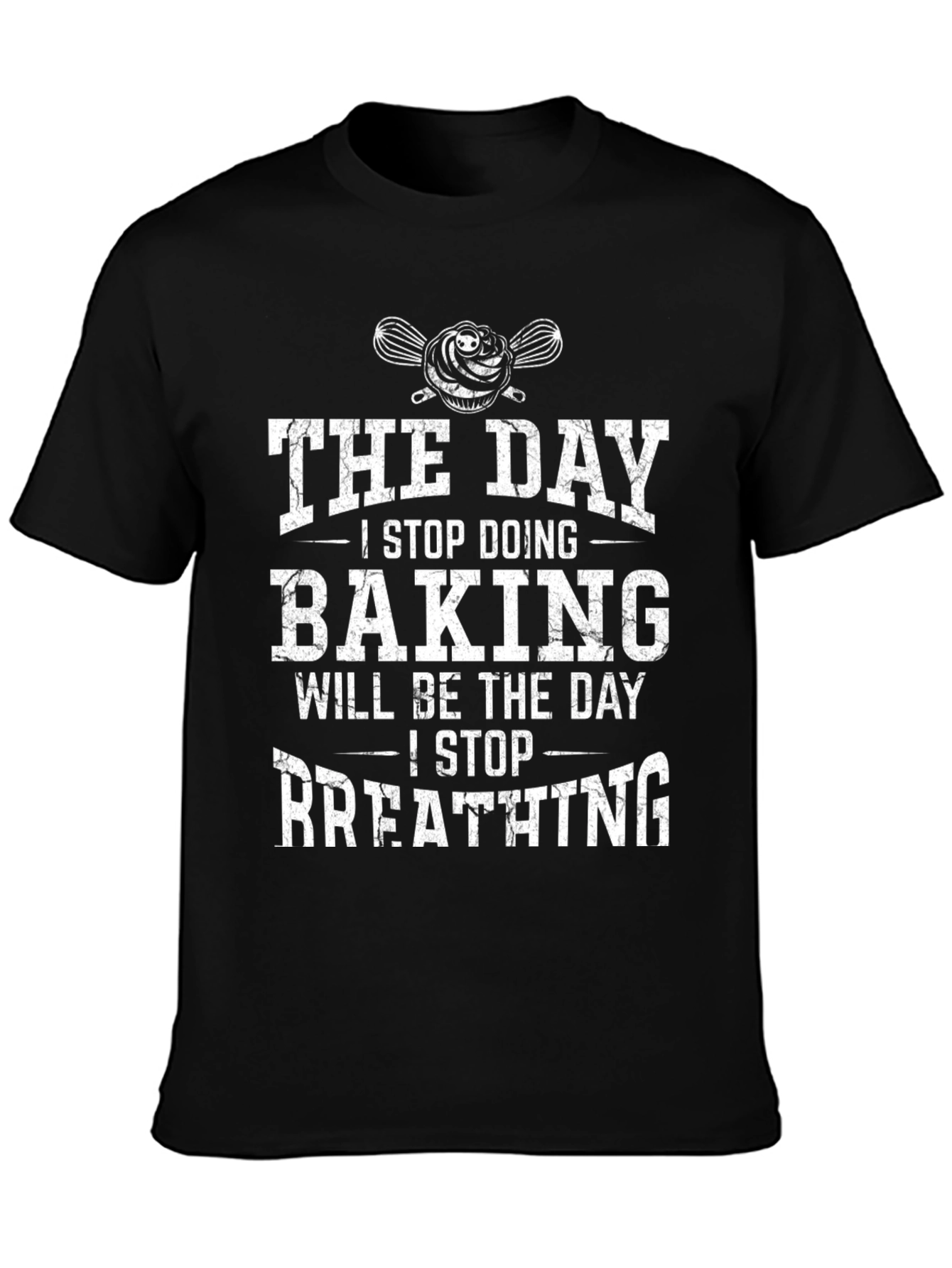 Black Baking Obsessed T-Shirt view 3