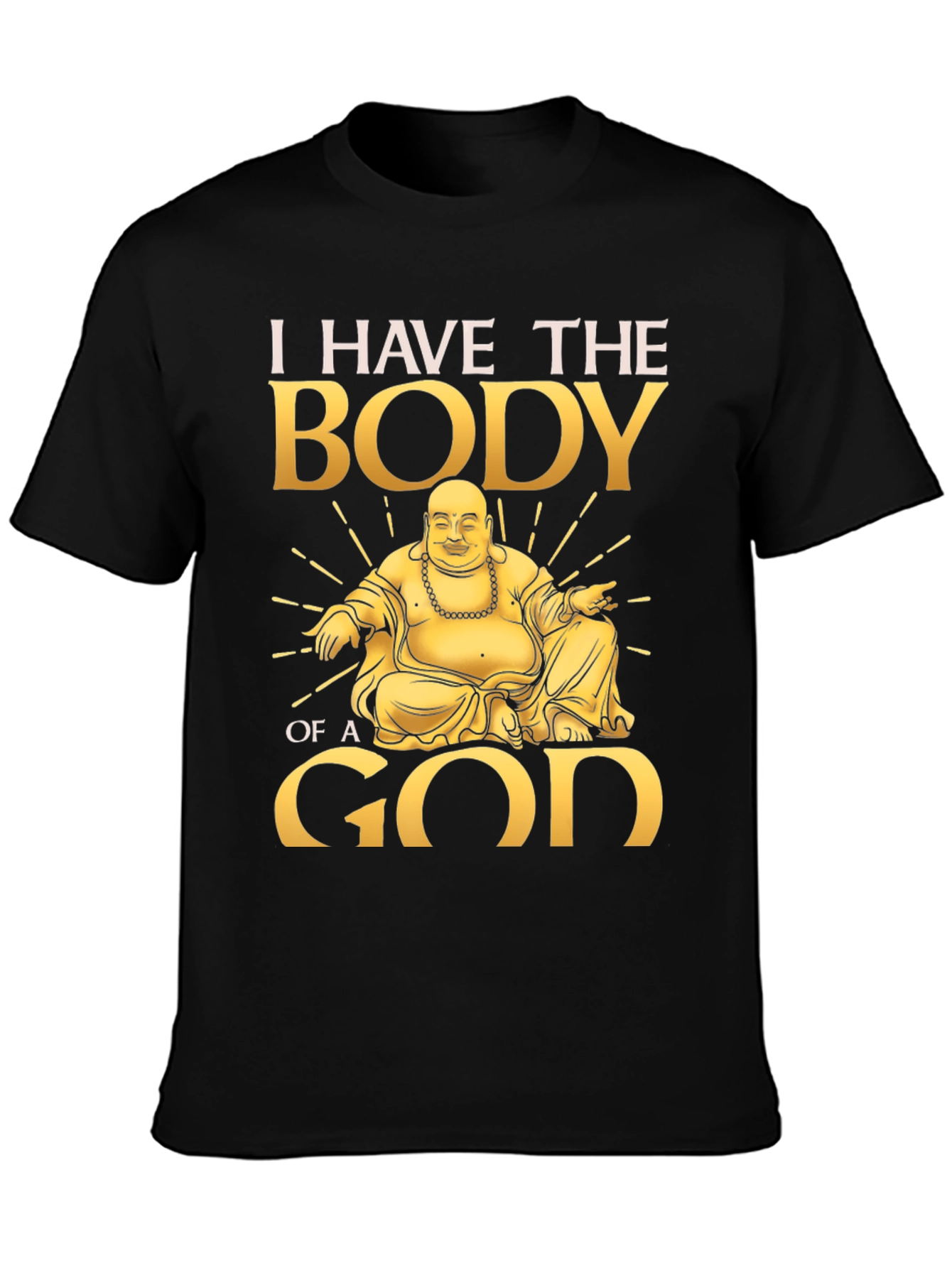 Body of a God Buddha Graphic T-Shirt - 3