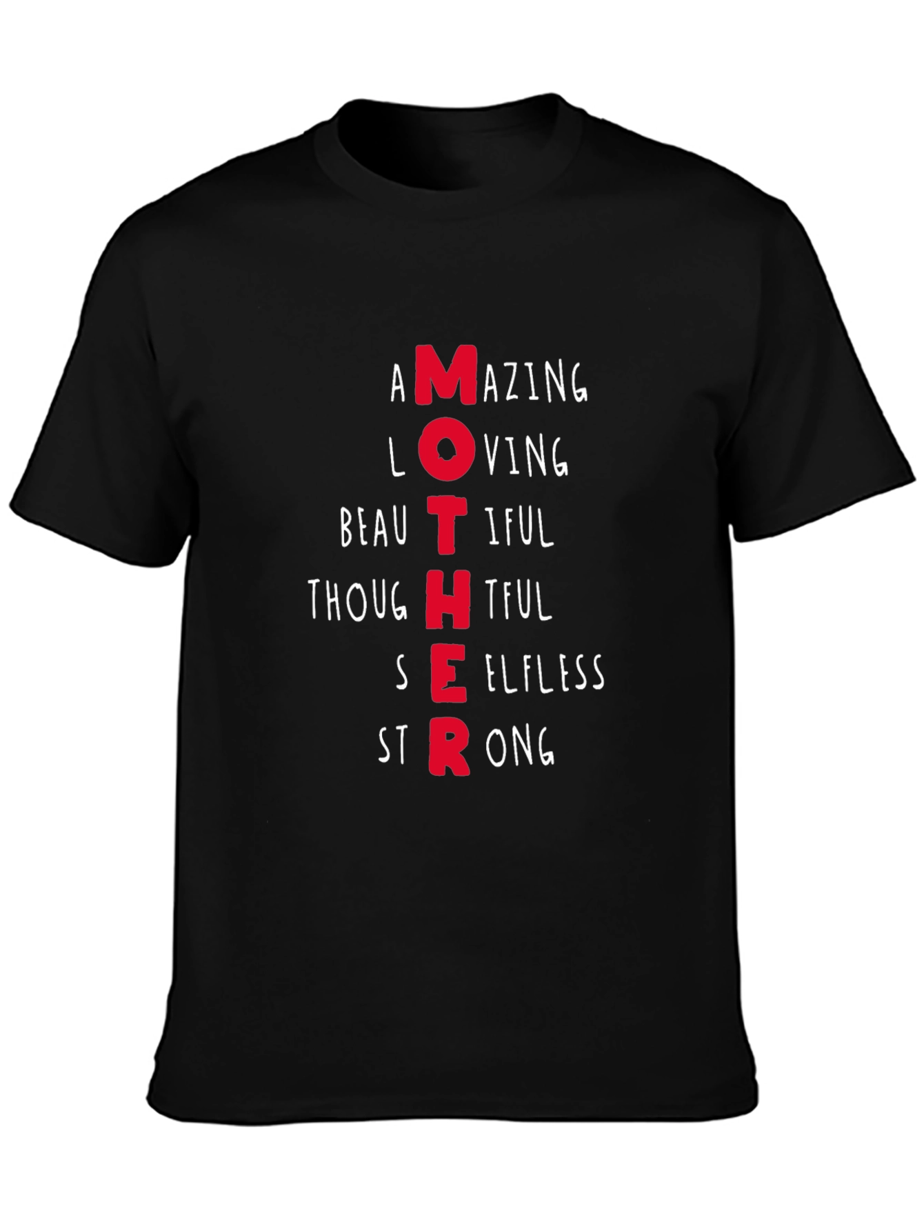Black Mother Definition Graphic T-Shirt view 3