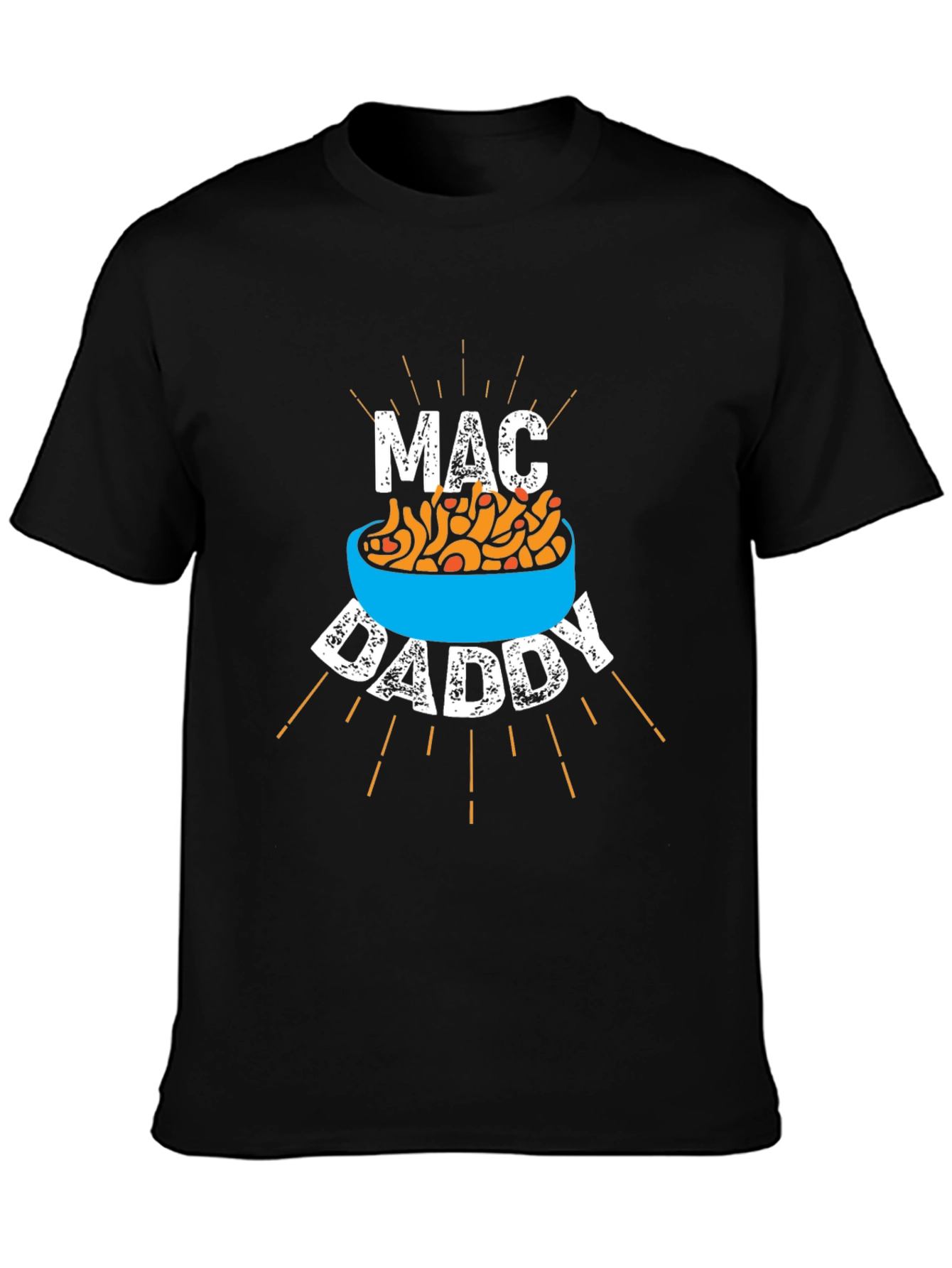 Black Mac Daddy Graphic Tee - Black Cotton Blend T-Shirt view 3