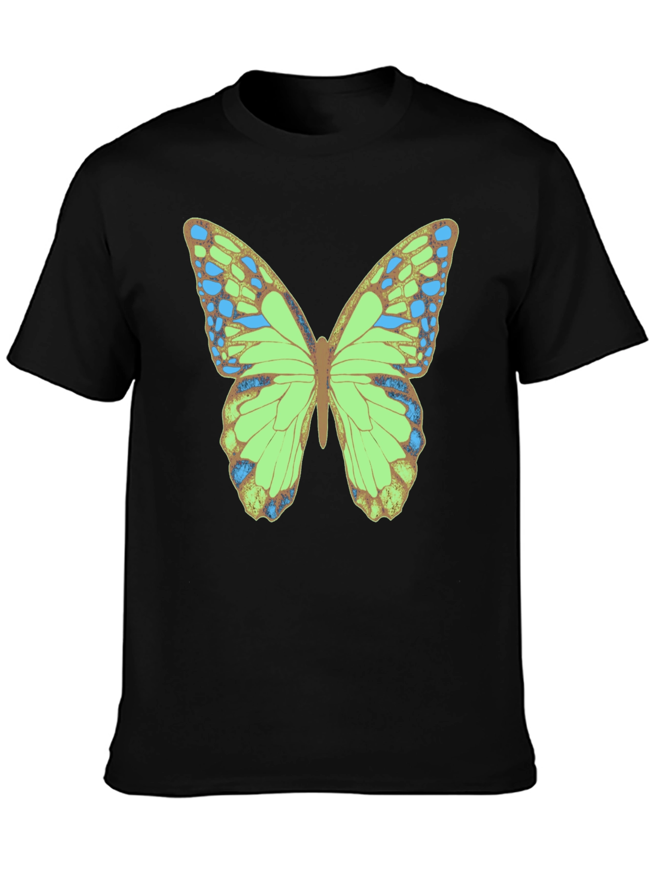 Black Butterfly Graphic T-Shirt - Nature Inspired Tee view 3