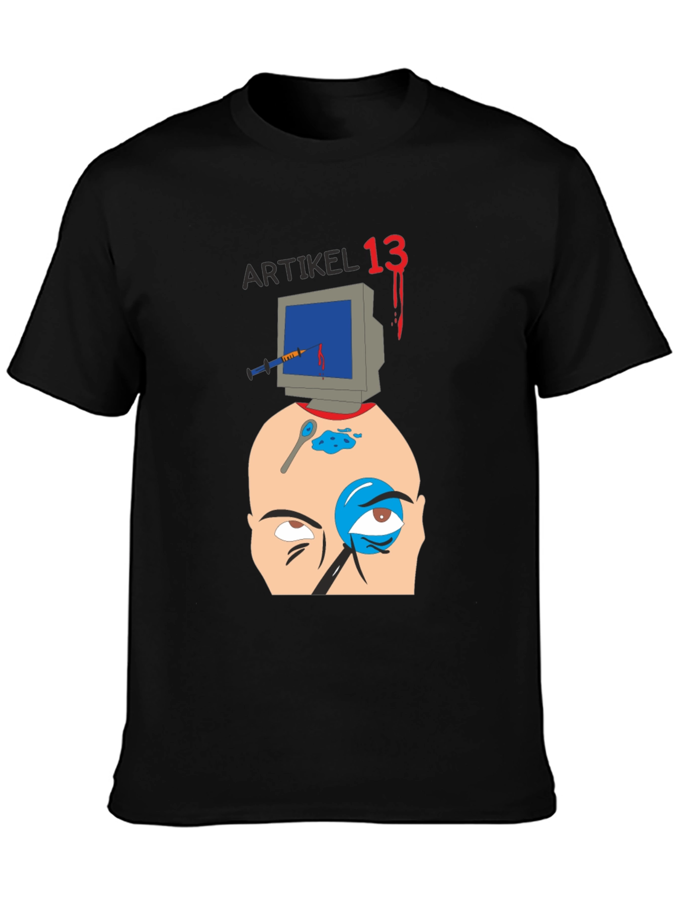Black Artikel 13 Graphic T-Shirt view 3