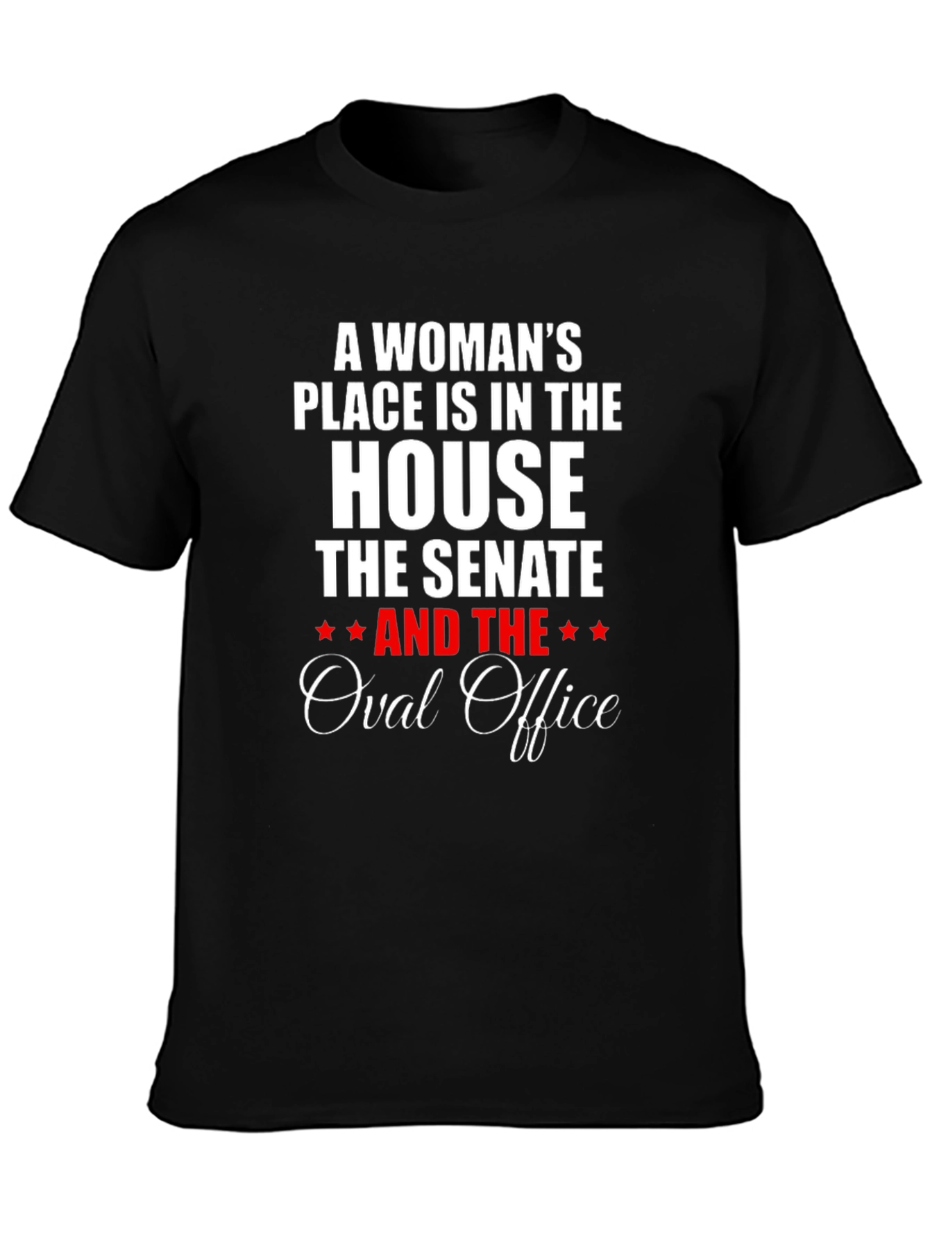 Black Empowered Woman T-Shirt - House, Senate, Oval Office view 3