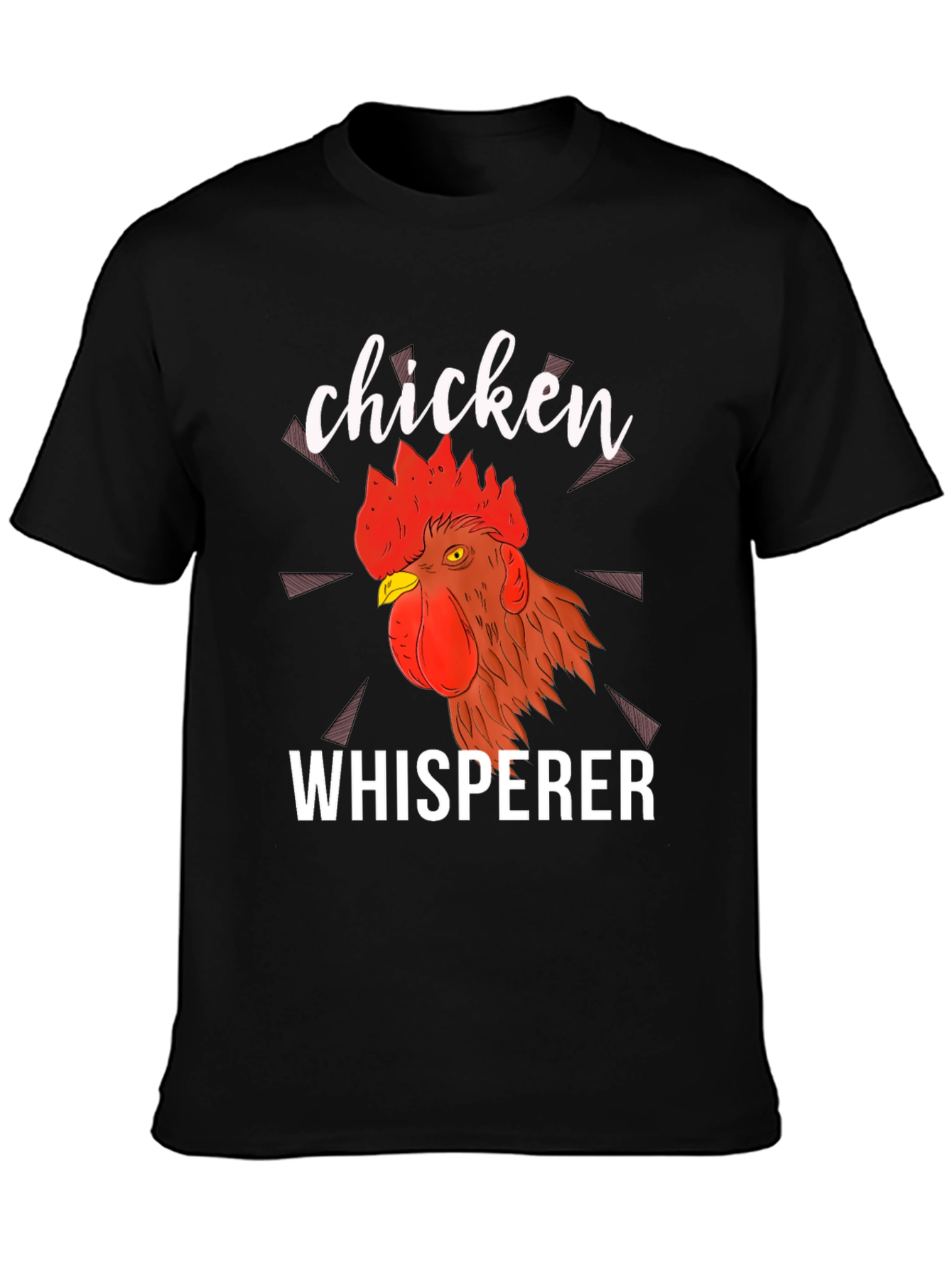 Black Chicken Whisperer Graphic Tee - Black view 3