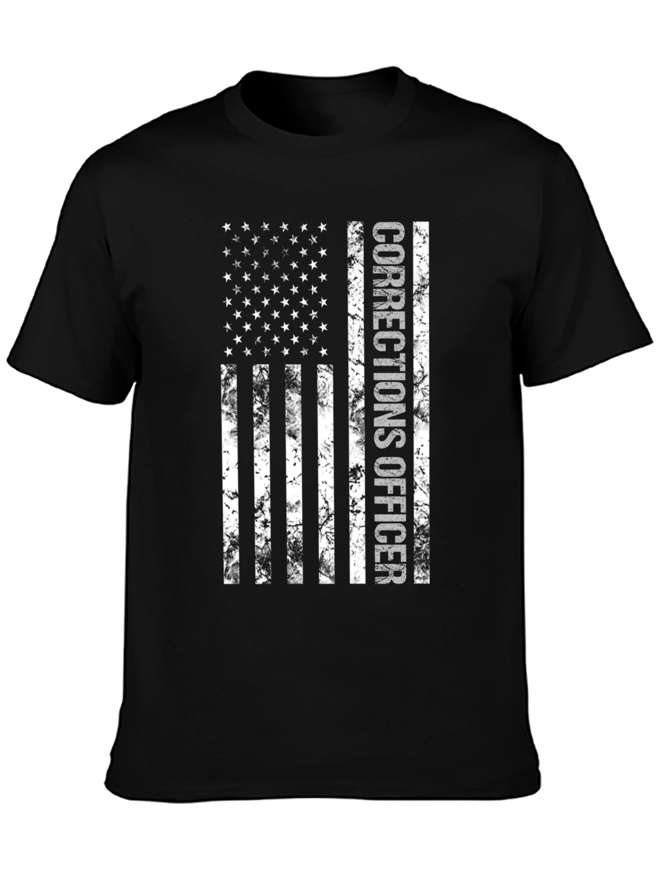 Corrections Officer American Flag T-Shirt - 3