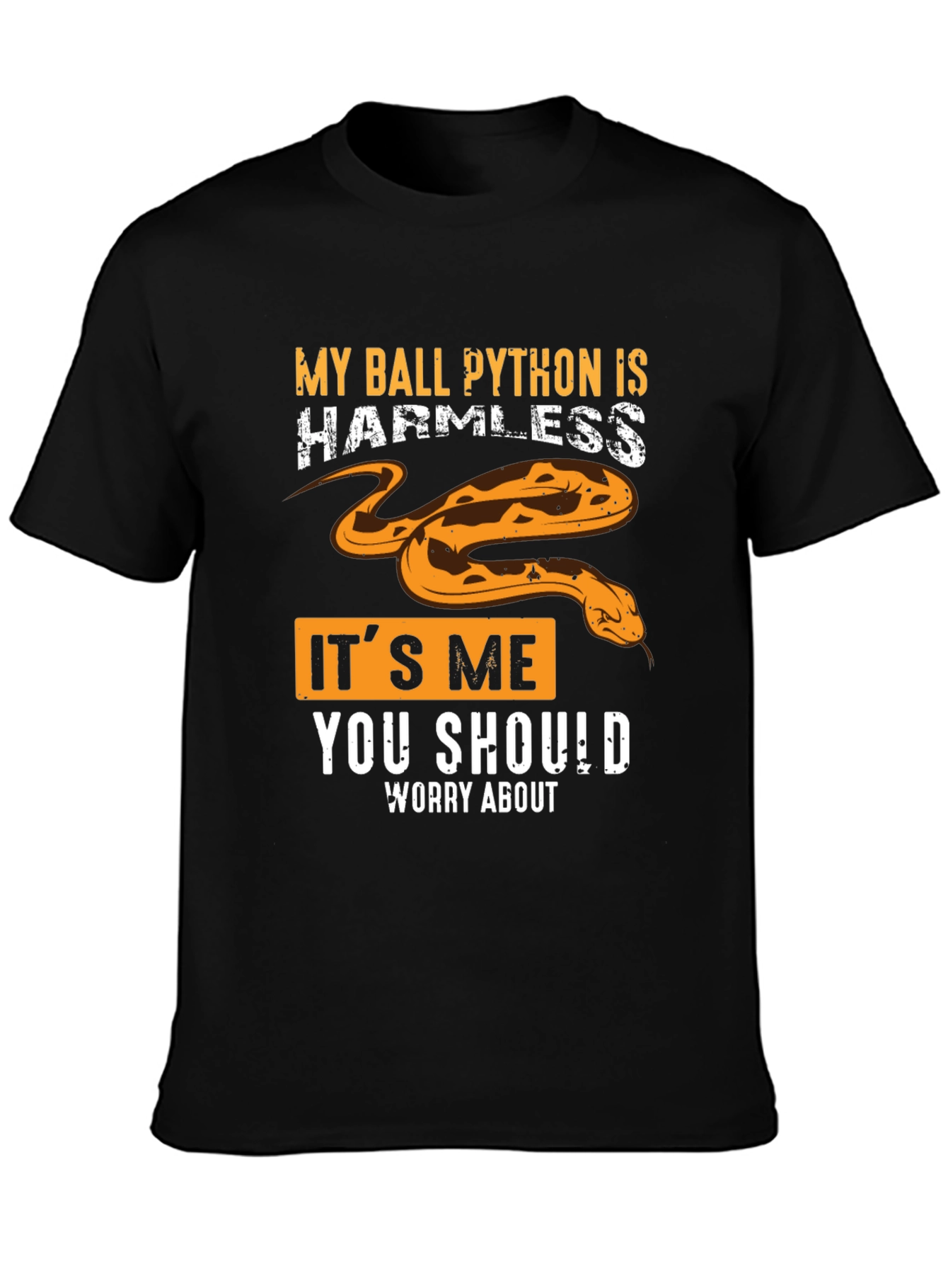 My Ball Python Is Harmless Graphic Tee - 3