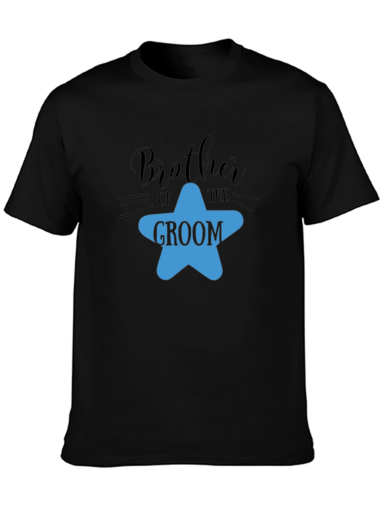 Brother of the Groom T-Shirt - Star Design - 3