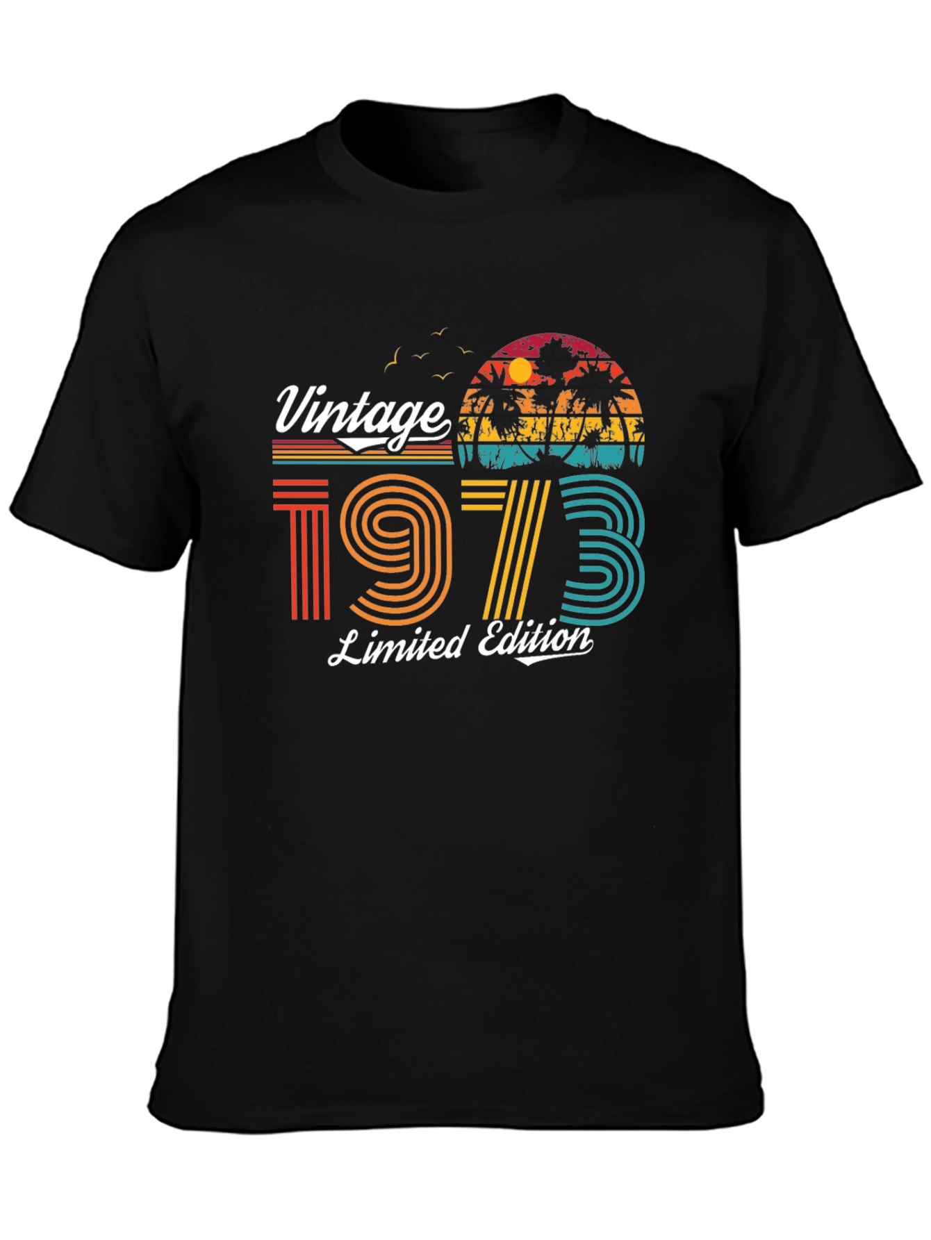 Black Vintage 1973 Limited Edition Graphic T-Shirt view 3