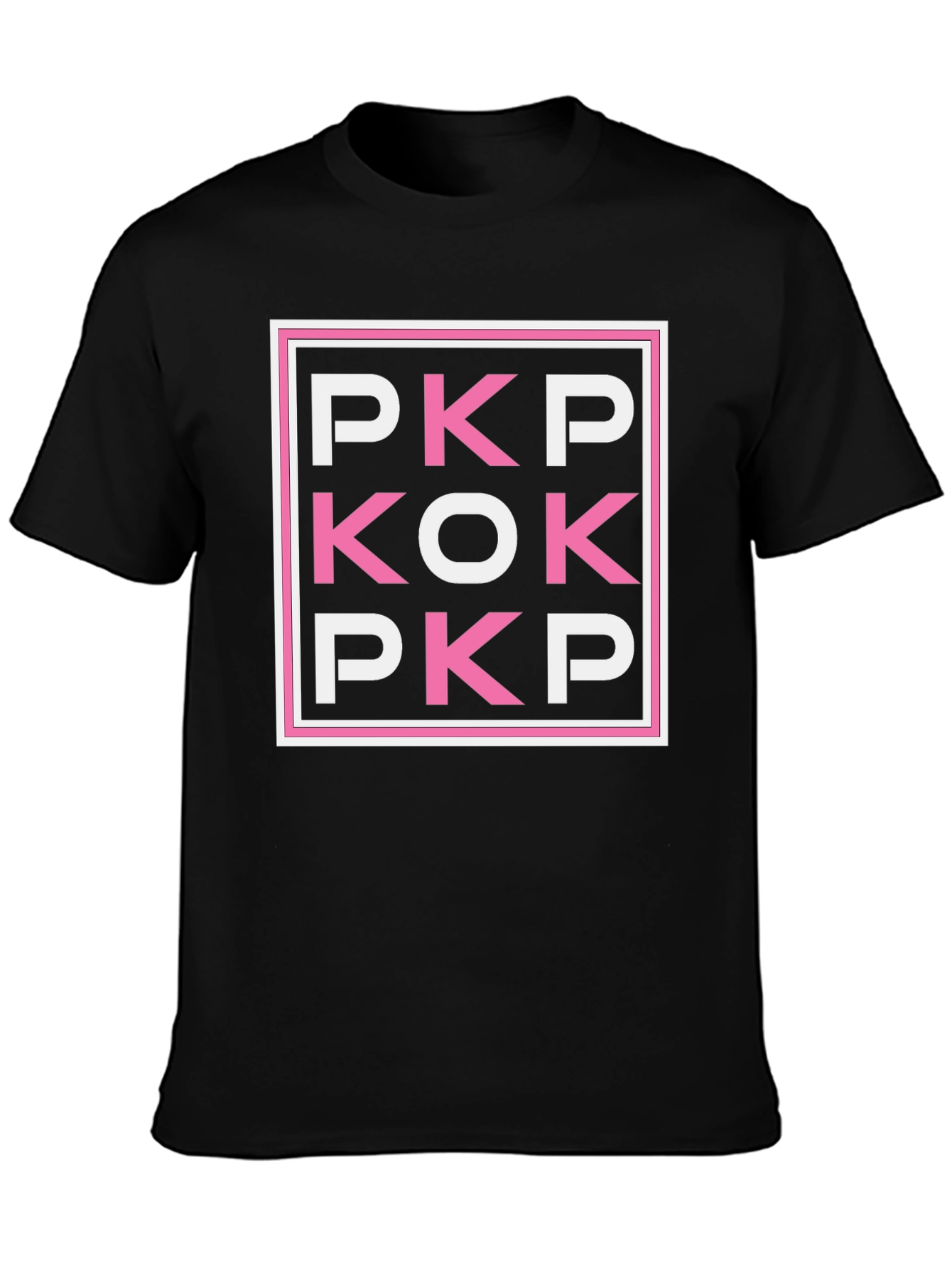 Black PKP KOK PKP Graphic Tee - Black Cotton T-Shirt view 3