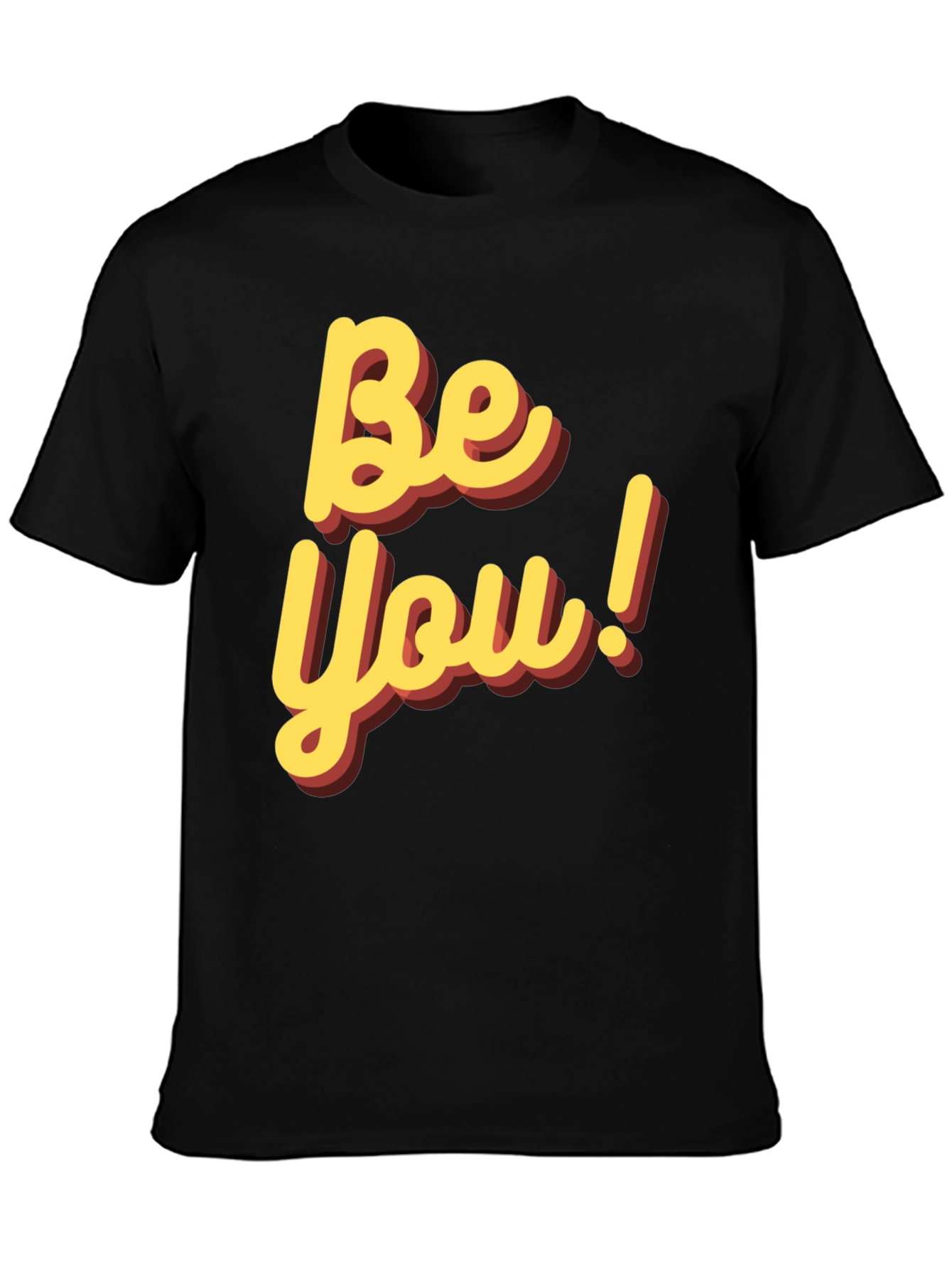 Black Be You! Graphic Tee - Casual Wear view 3