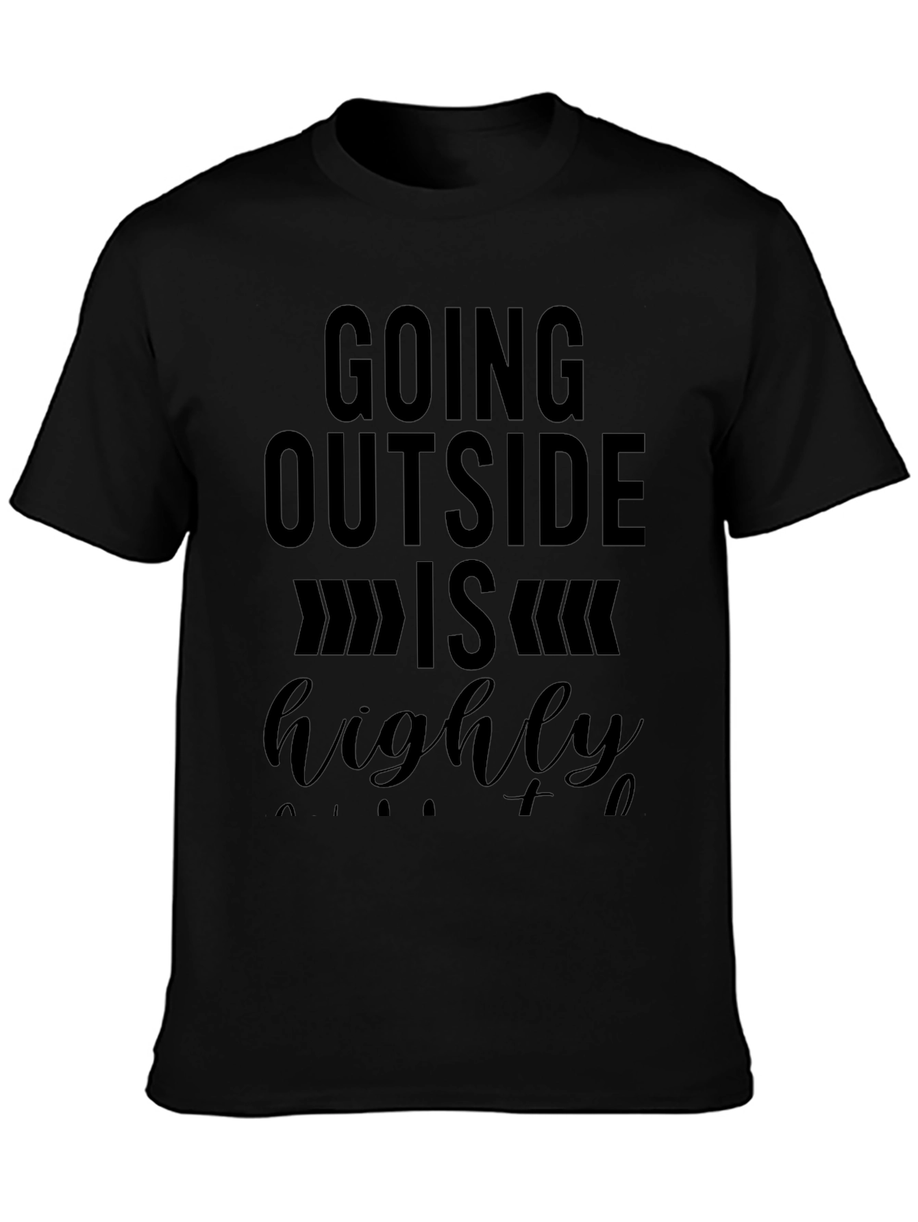 Funny Introvert Graphic Tee - Highly Suggested to Avoid People - 3
