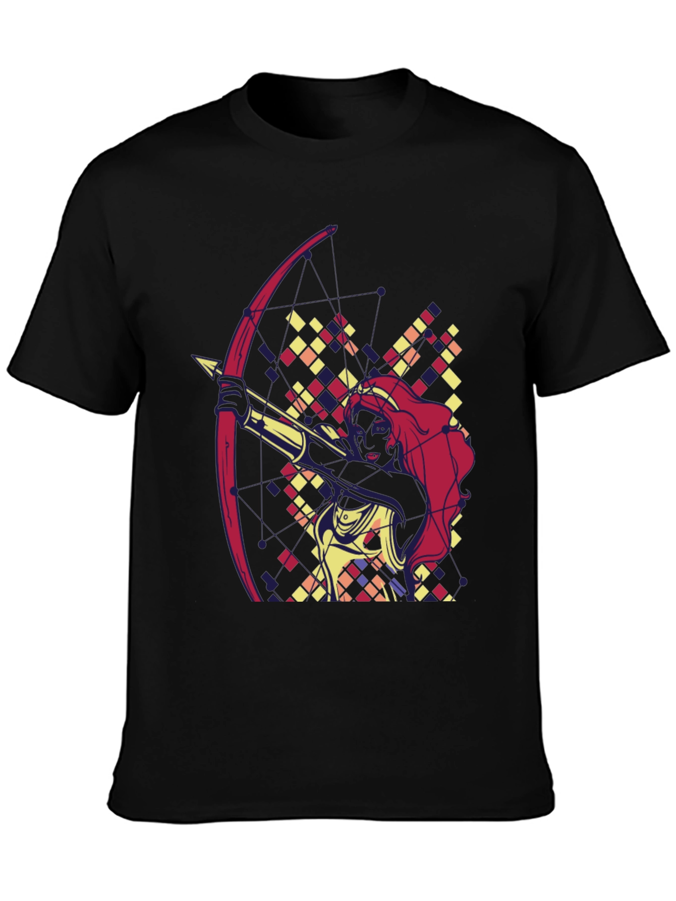 Black Archer Graphic Tee - Trendy Black T-Shirt view 3