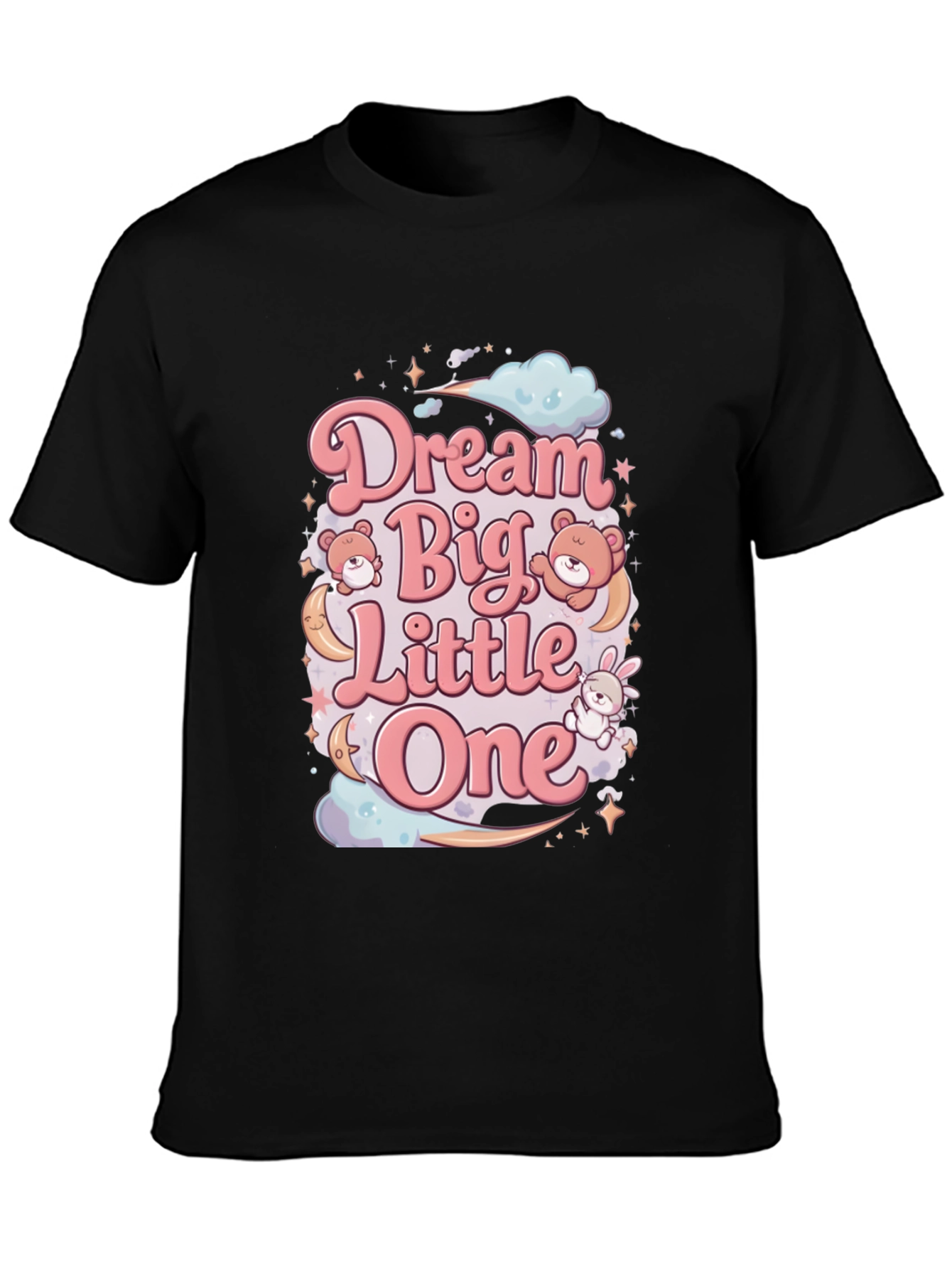 Black Dream Big Little One Graphic Tee view 3