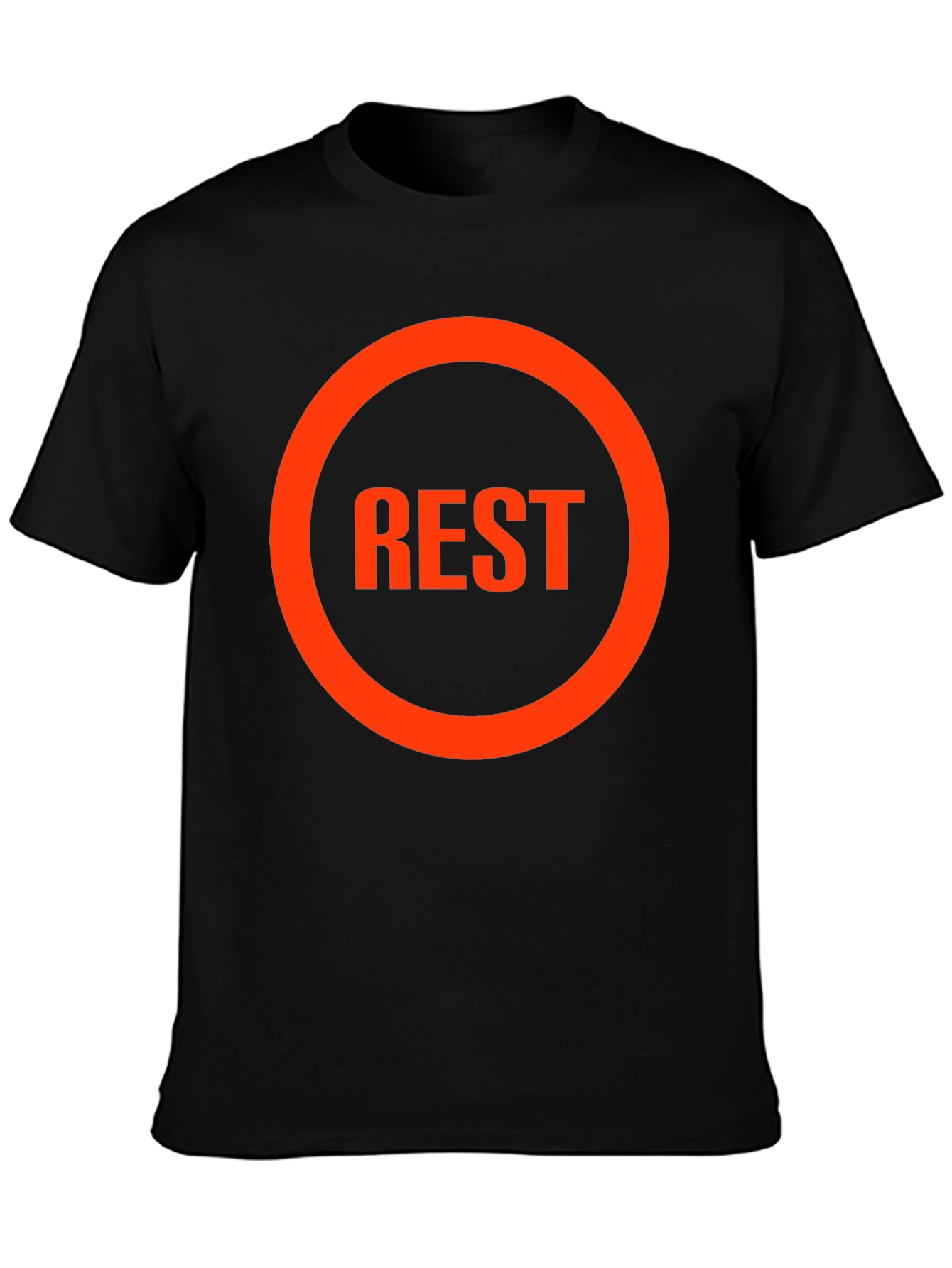 Black REST Graphic Tee - Casual Comfort view 3