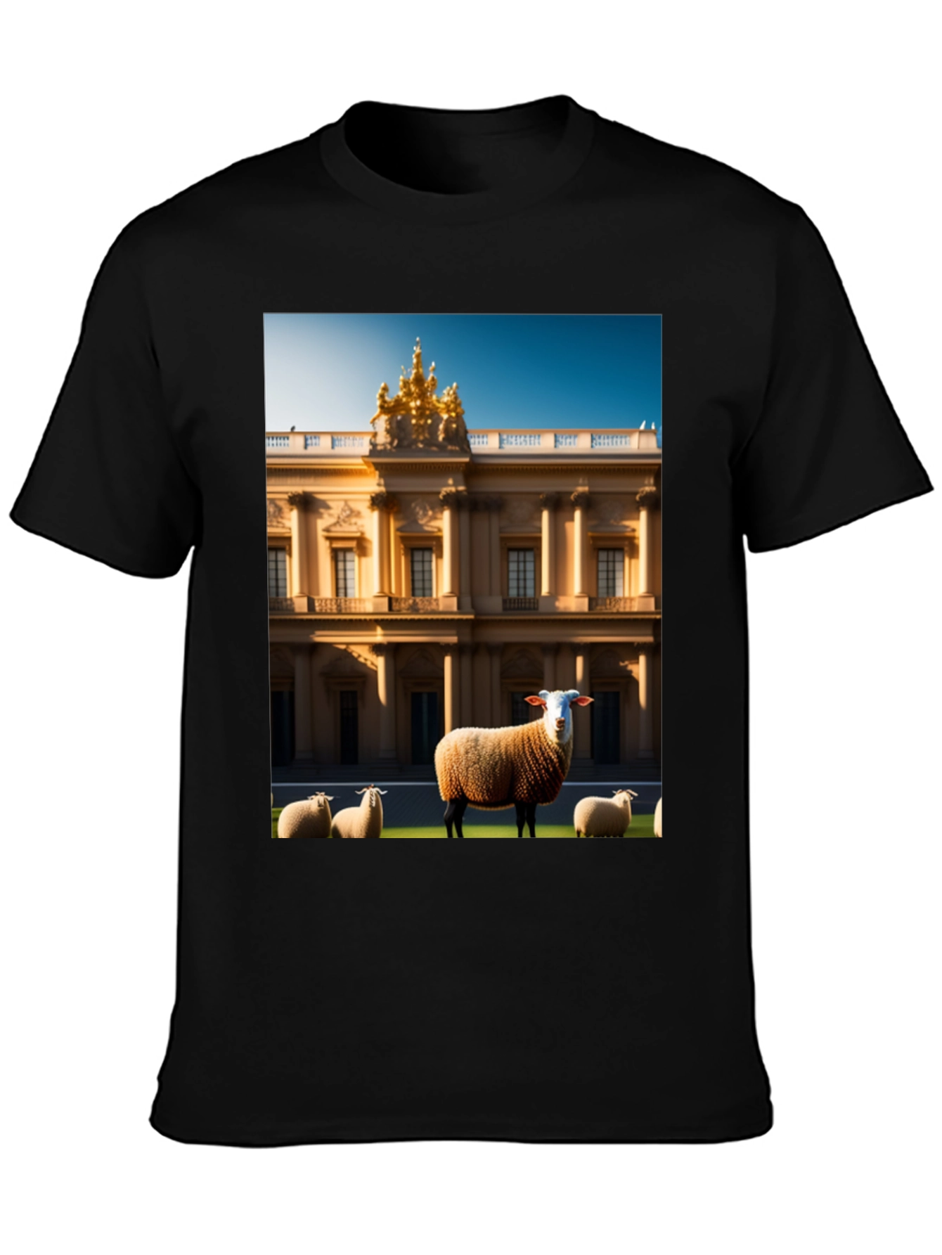 Black Sheep and Mansion Graphic Tee view 3