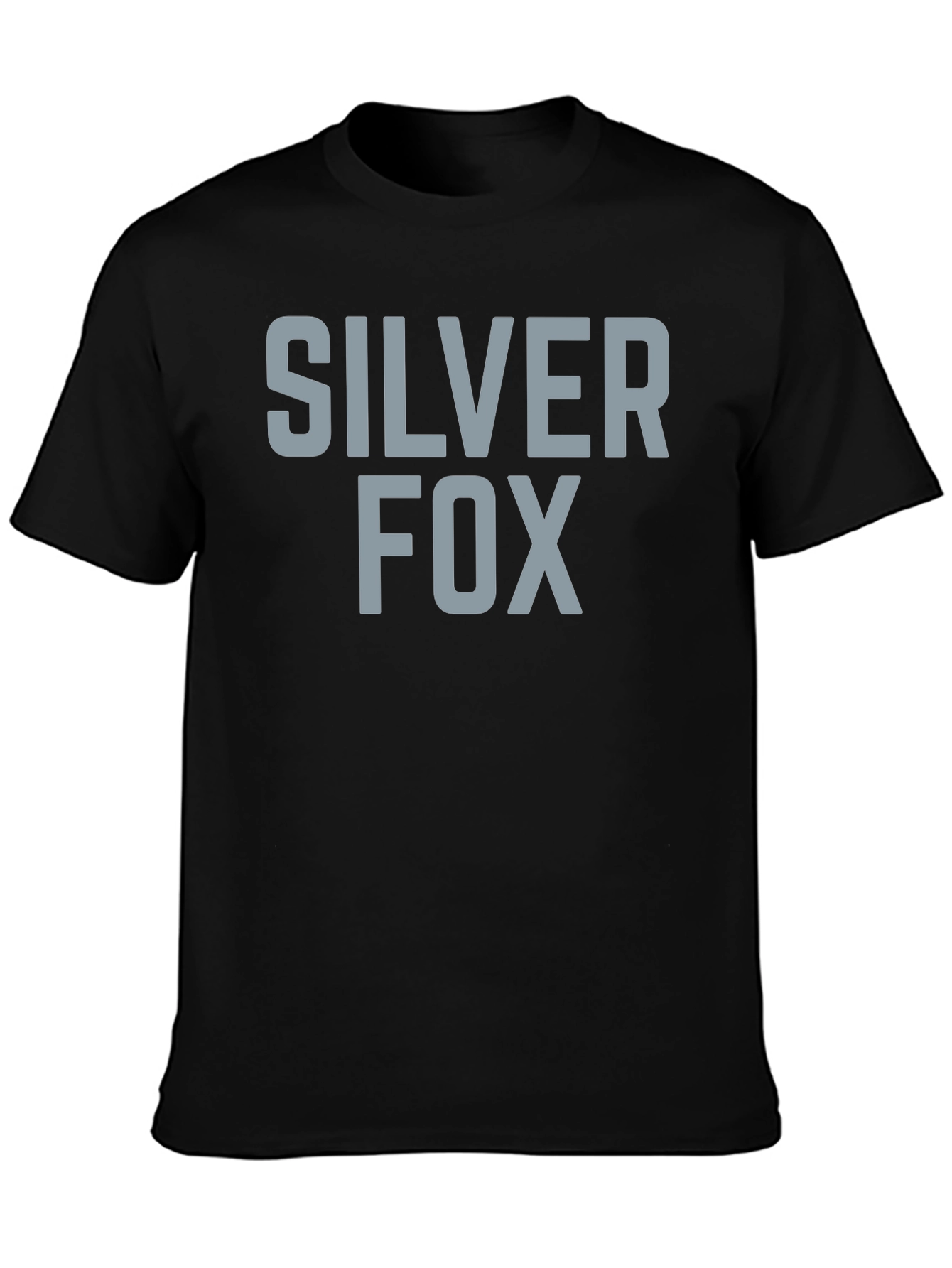 Black Silver Fox Graphic Tee - Black view 3