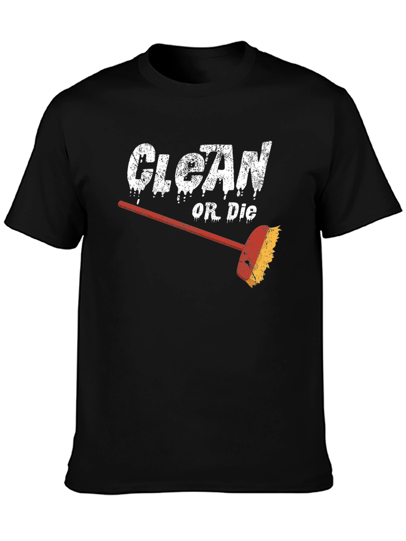 Black Clean or Die Graphic Tee view 3