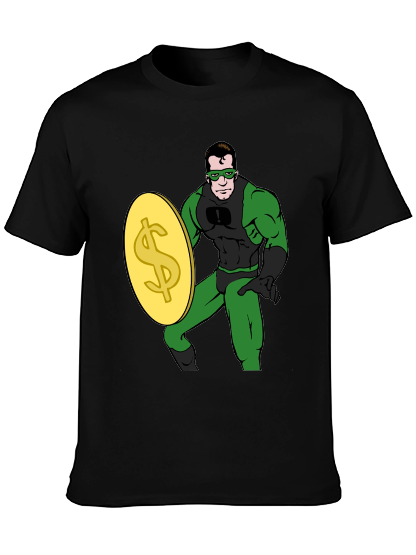 Black Dollar Defender T-Shirt view 3