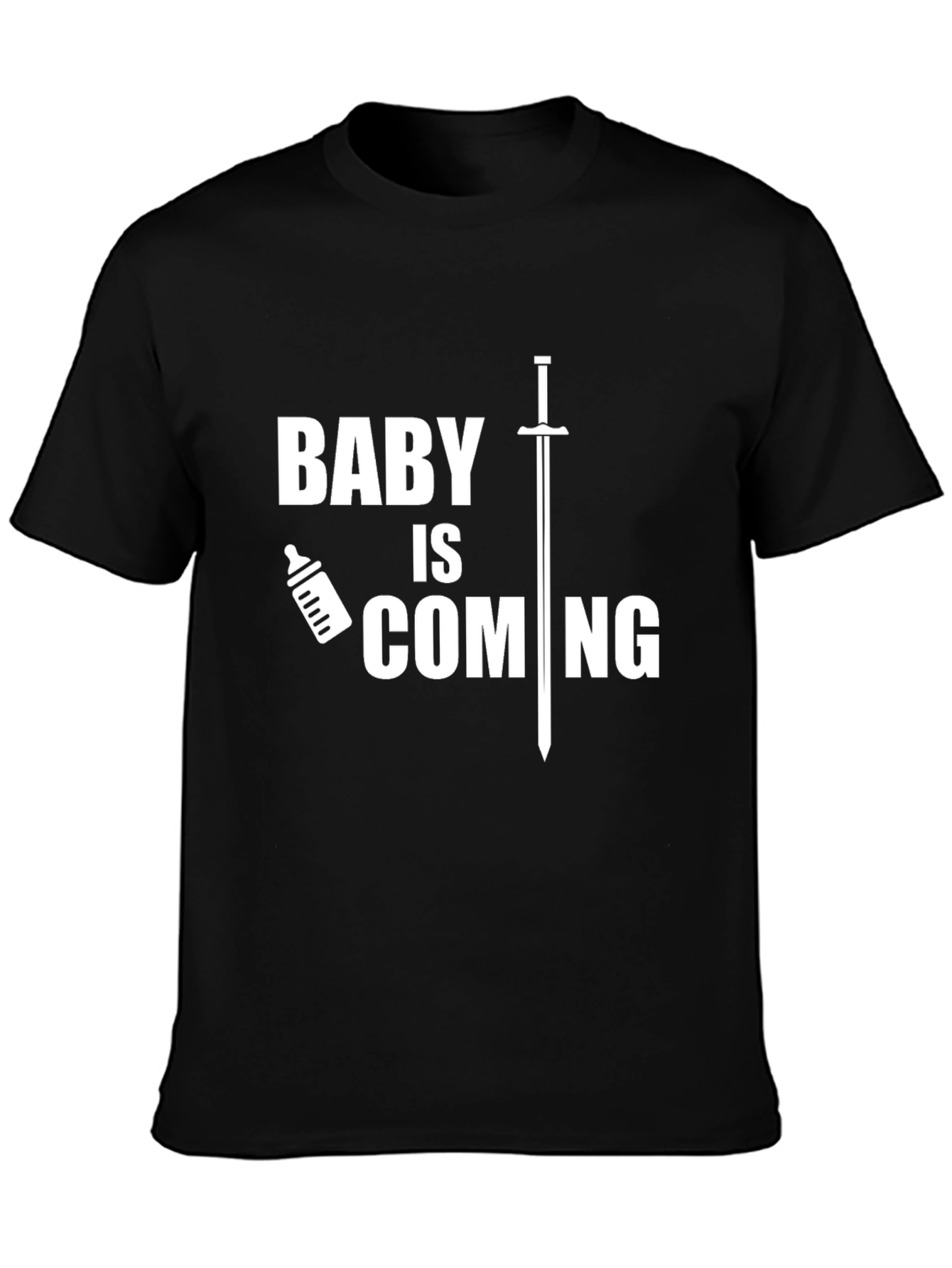 Black Baby Is Coming - Novelty T-Shirt view 3