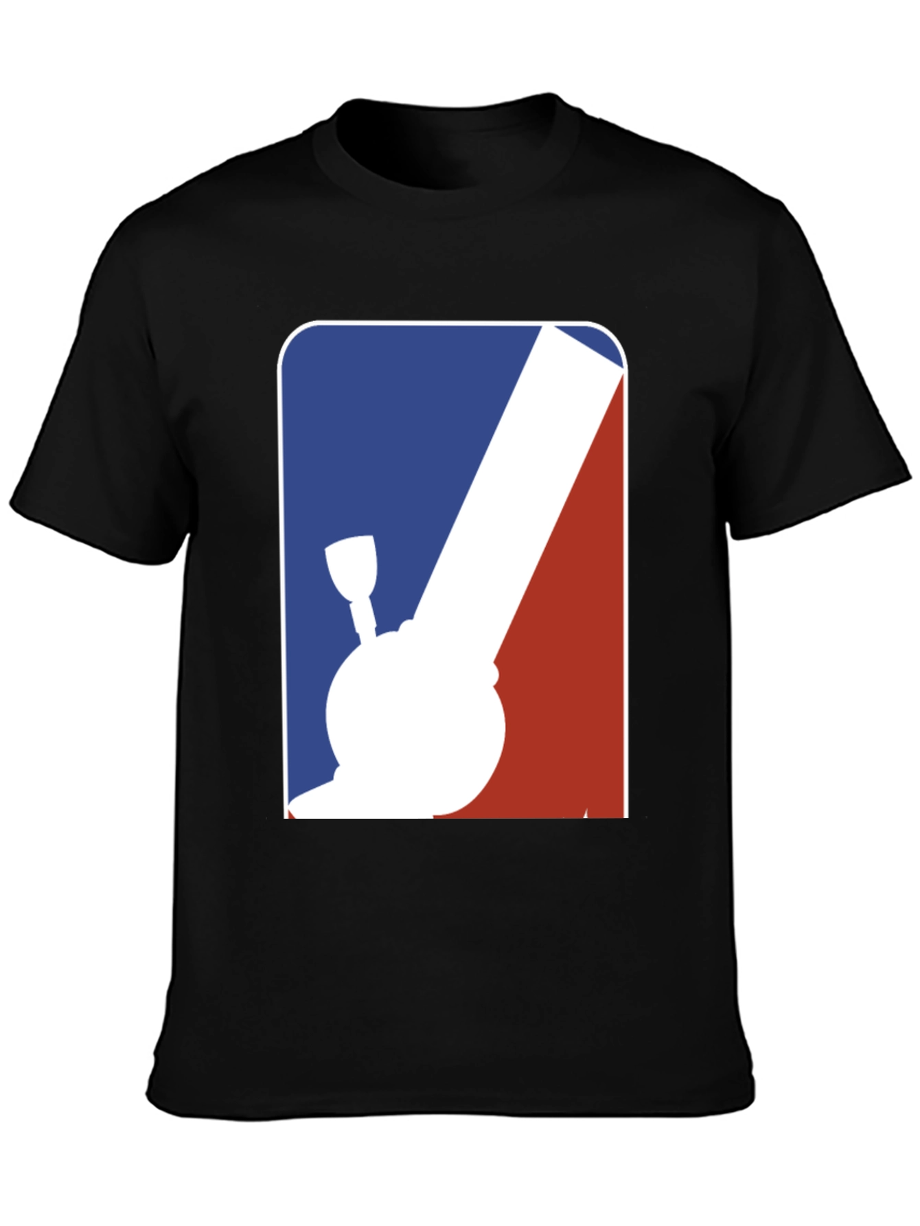 Black Novelty Bong Graphic Tee - Cool & Edgy T-Shirt view 3