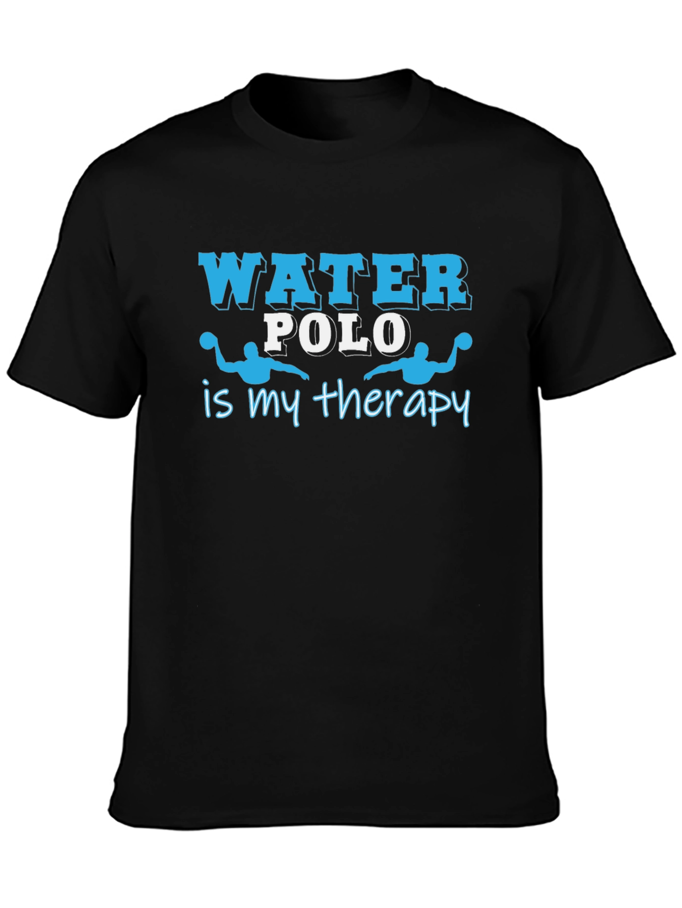 Black Water Polo Therapy T-Shirt view 3