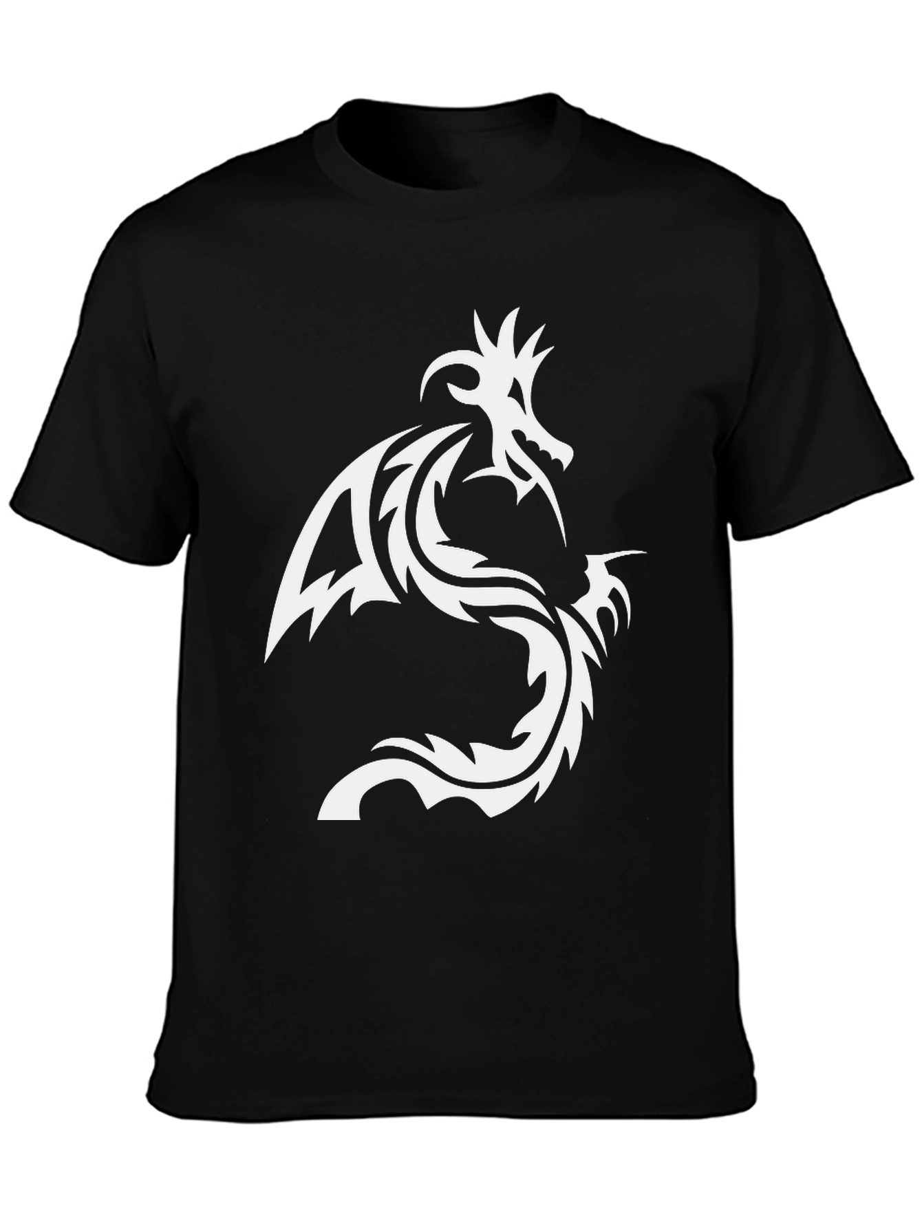 Black Dragon Graphic Black T-Shirt view 3