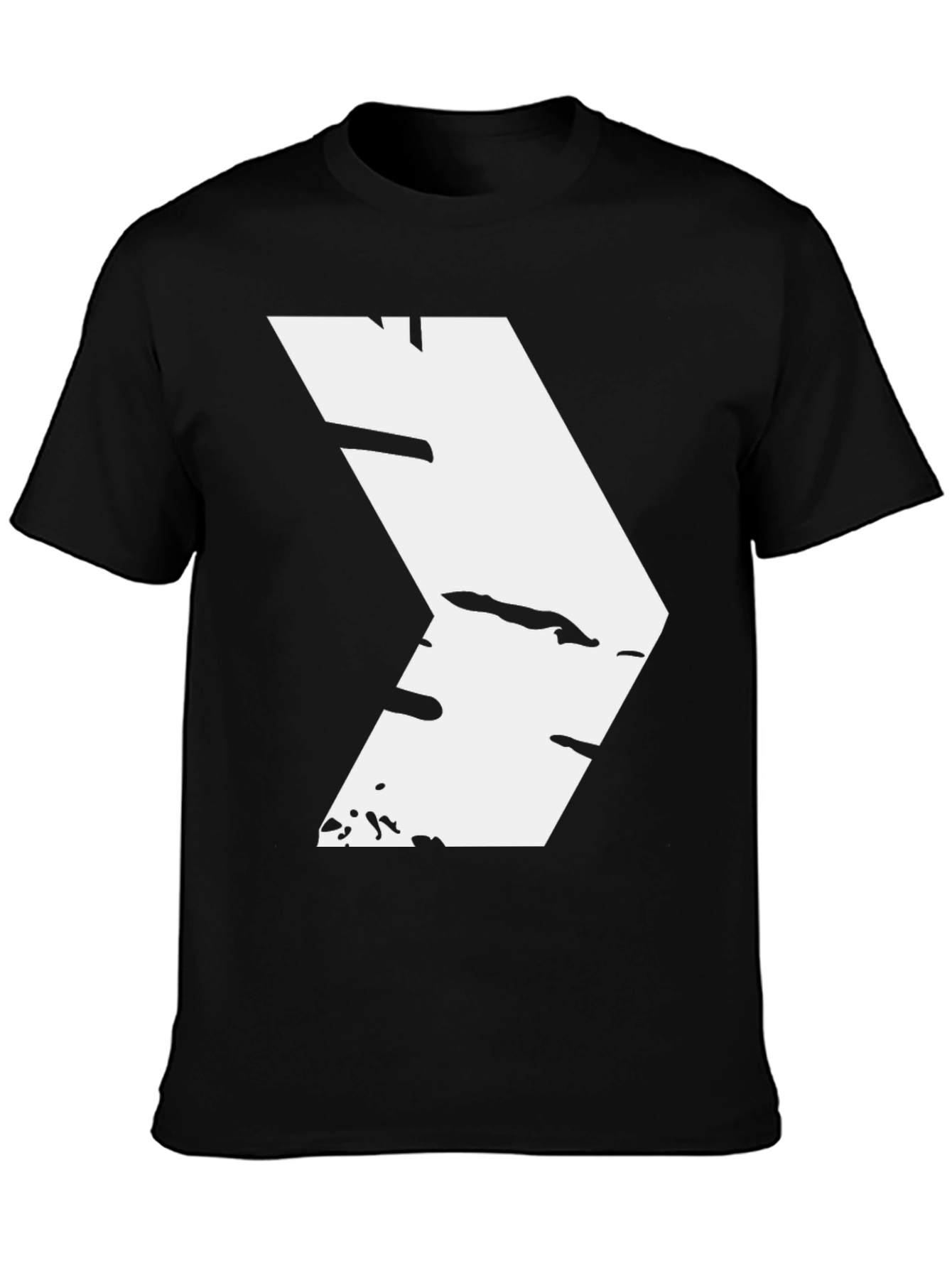 Black Arrow Graphic Black T-Shirt view 3