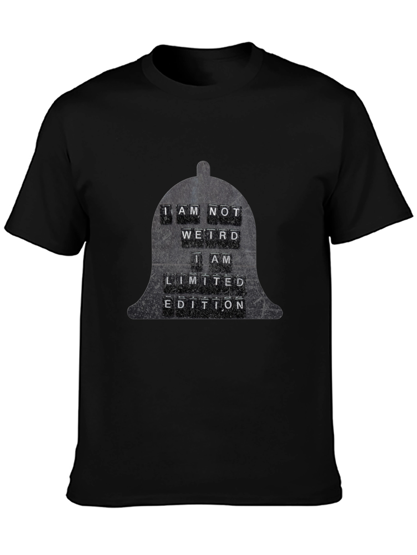 Black I Am Not Weird Limited Edition Black T-Shirt view 3