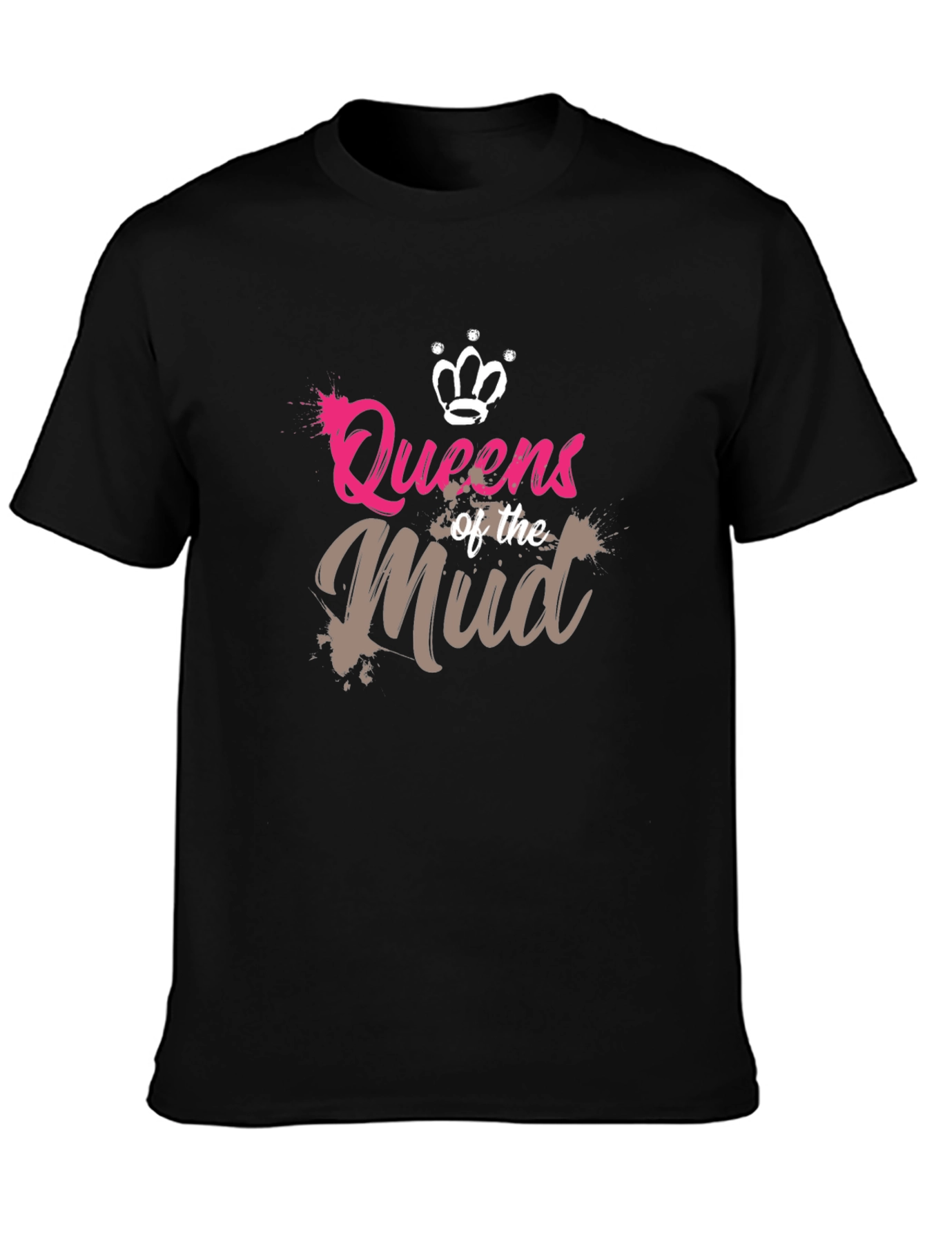 Black Queens of the Mud Graphic T-Shirt view 3