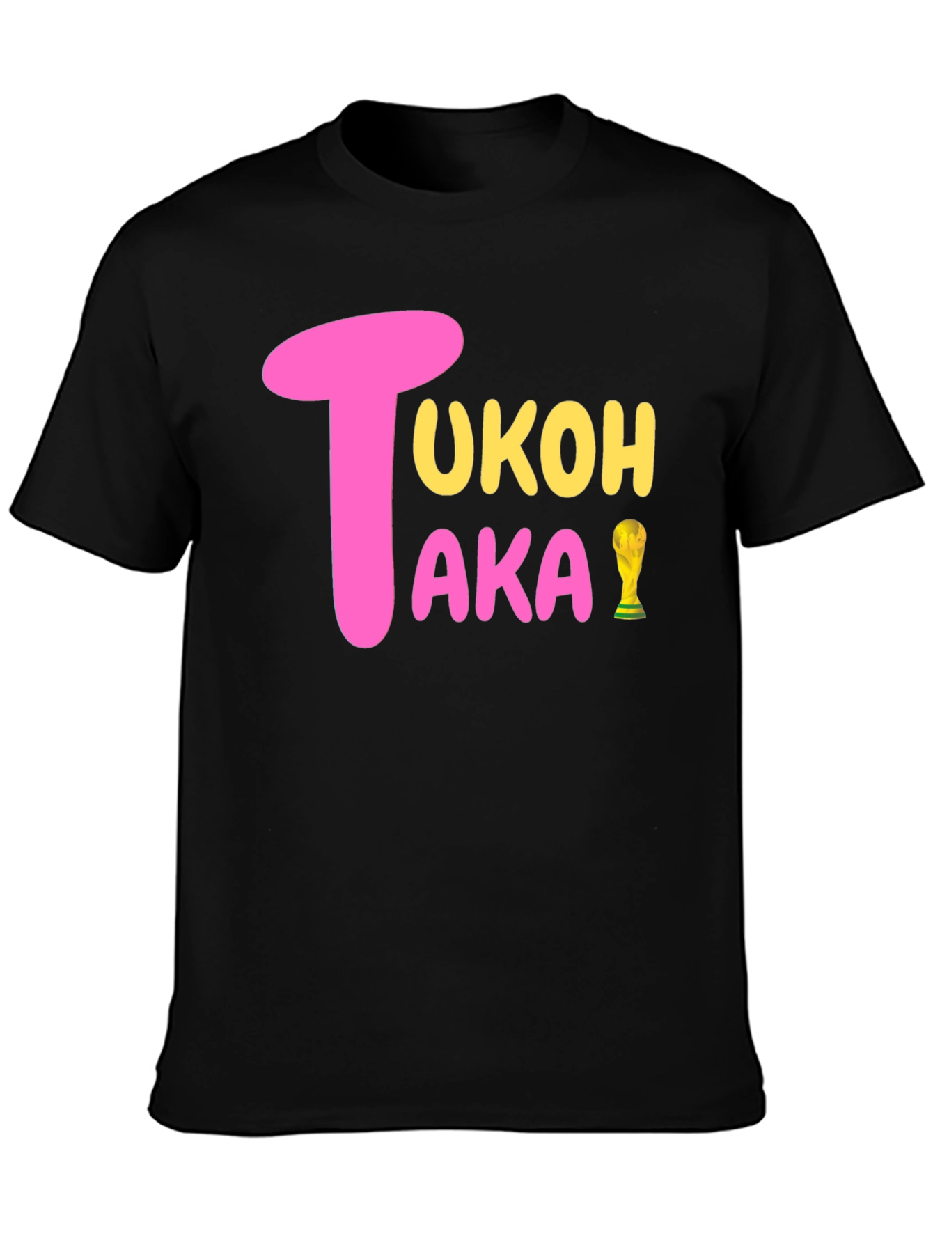 Black TUKOH AKA! Black Graphic Tee view 3
