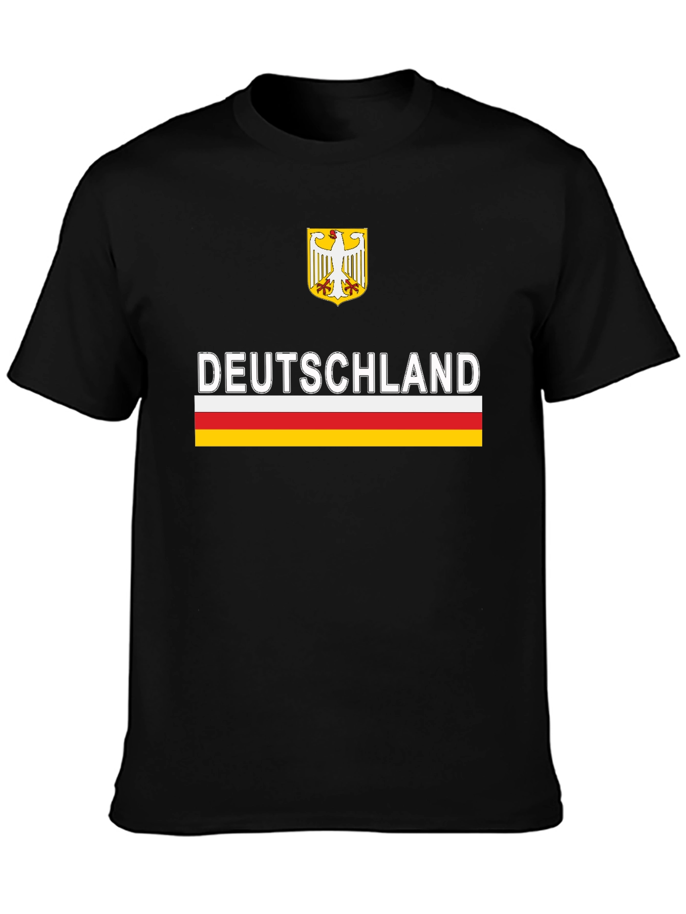 Deutschland Eagle Crest Graphic Tee - Black - 3