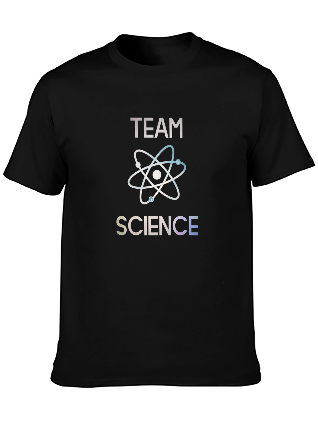 Black Team Science Graphic Tee - Soft Cotton Blend, Unisex Fit view 3