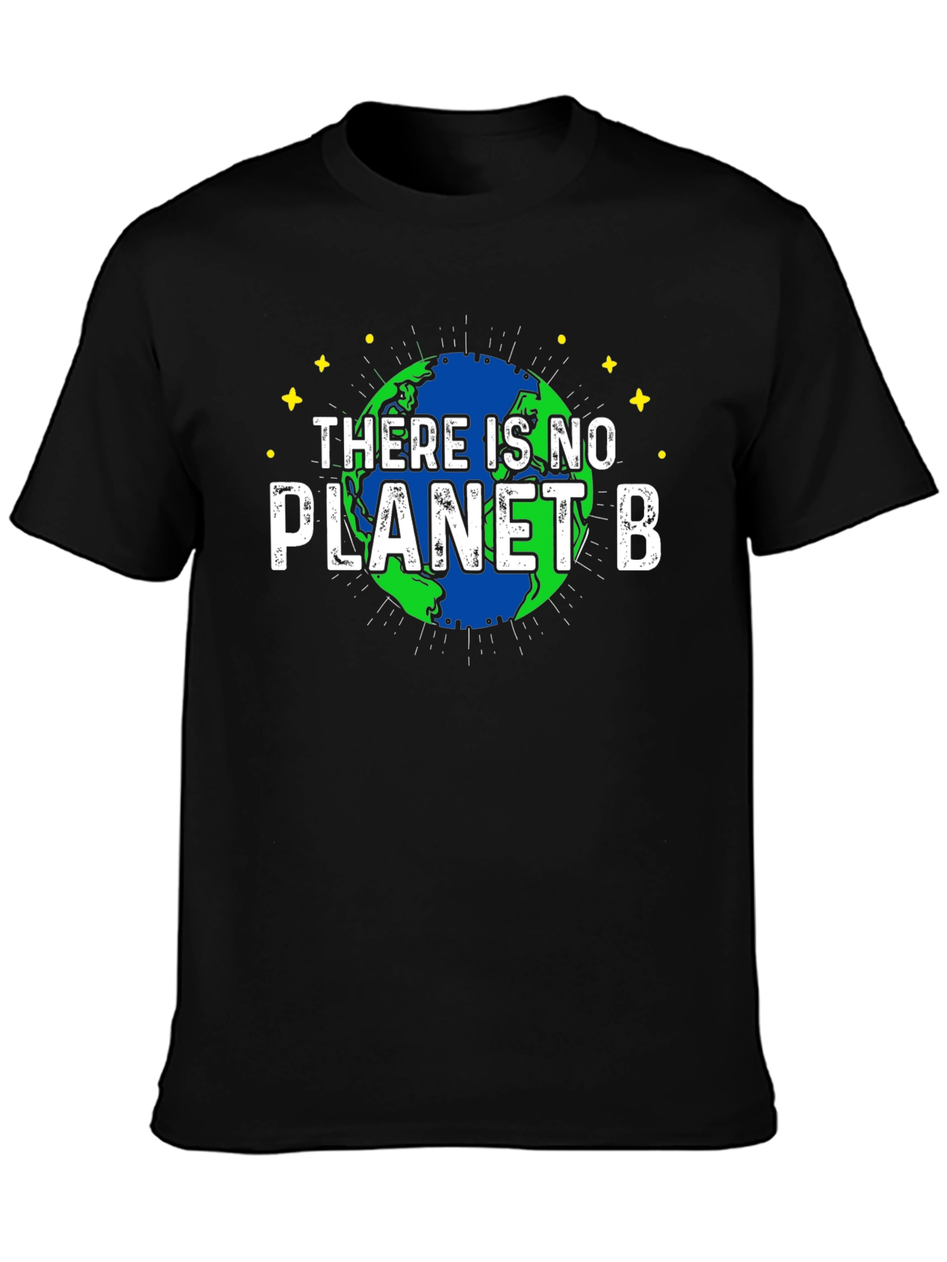 Black There Is No Planet B Graphic T-Shirt view 3
