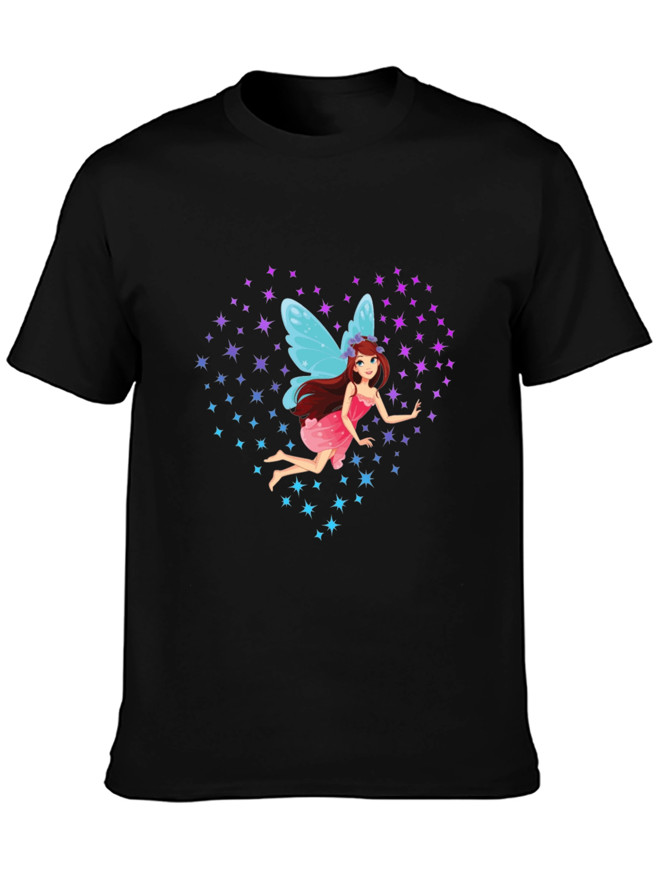 Black Fairy Stars Graphic Tee view 3