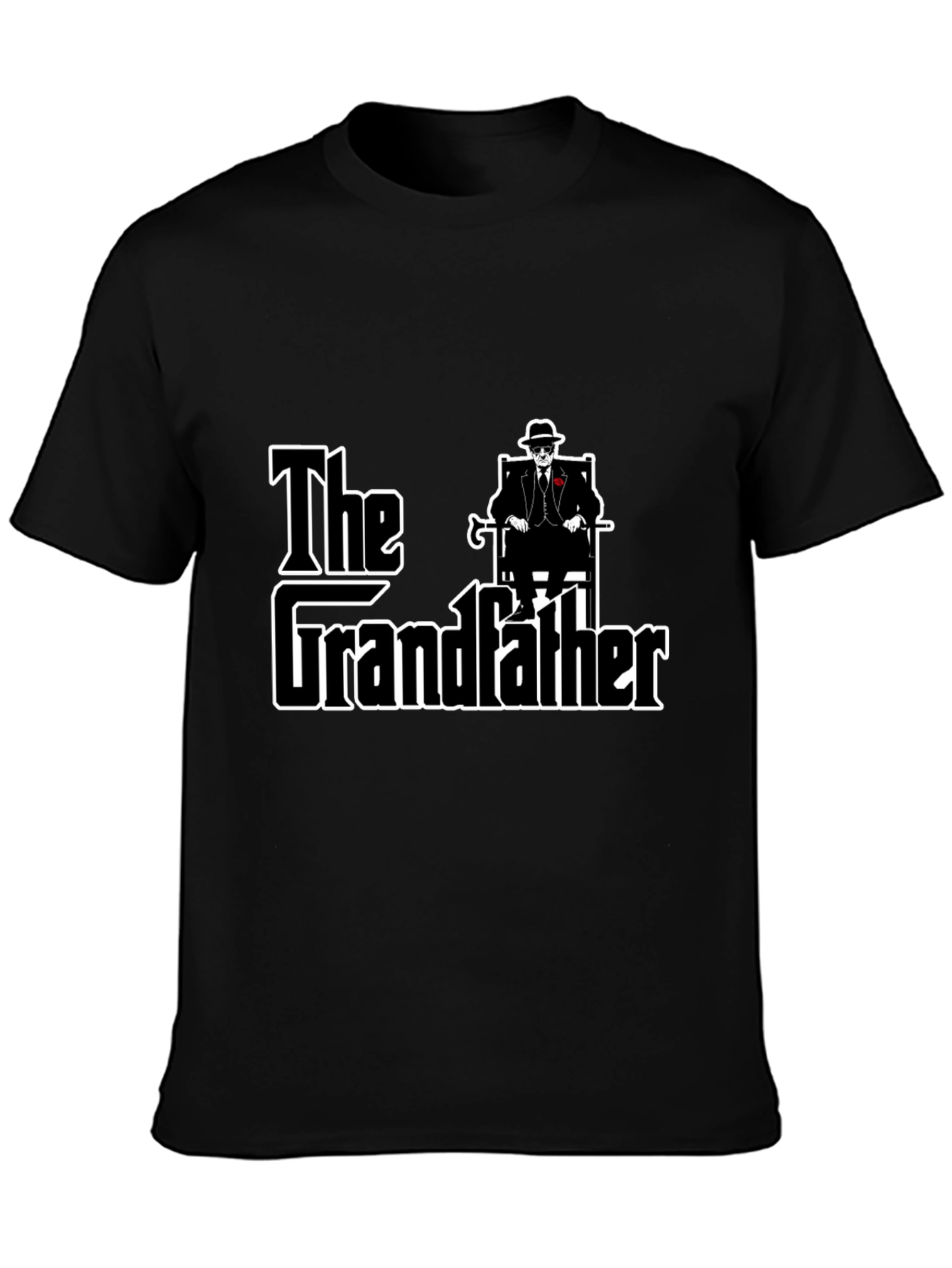 The Grandfather Graphic Tee - Classic Black T-Shirt - 3