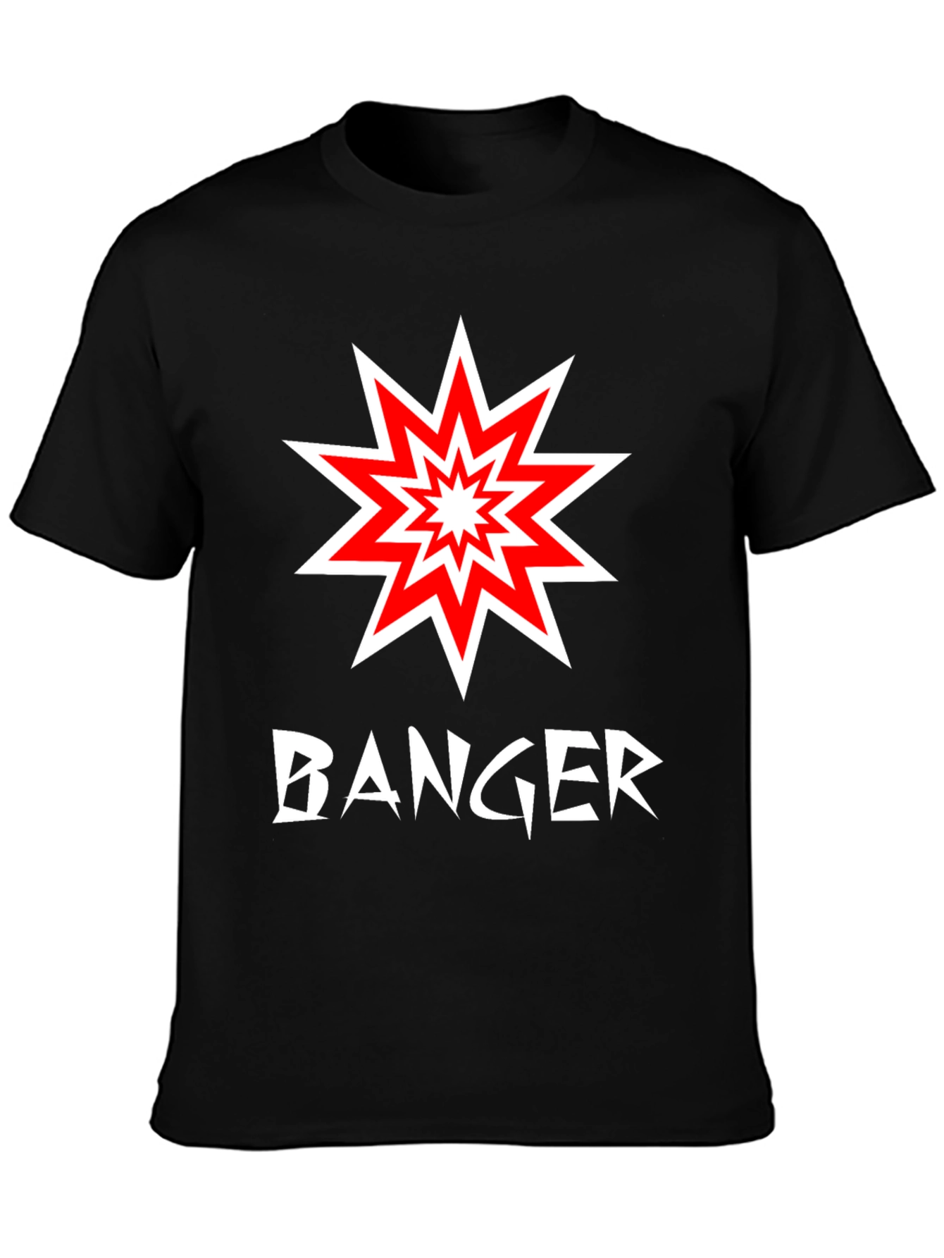 Black Banger Graphic Tee - Explosive Style! view 3