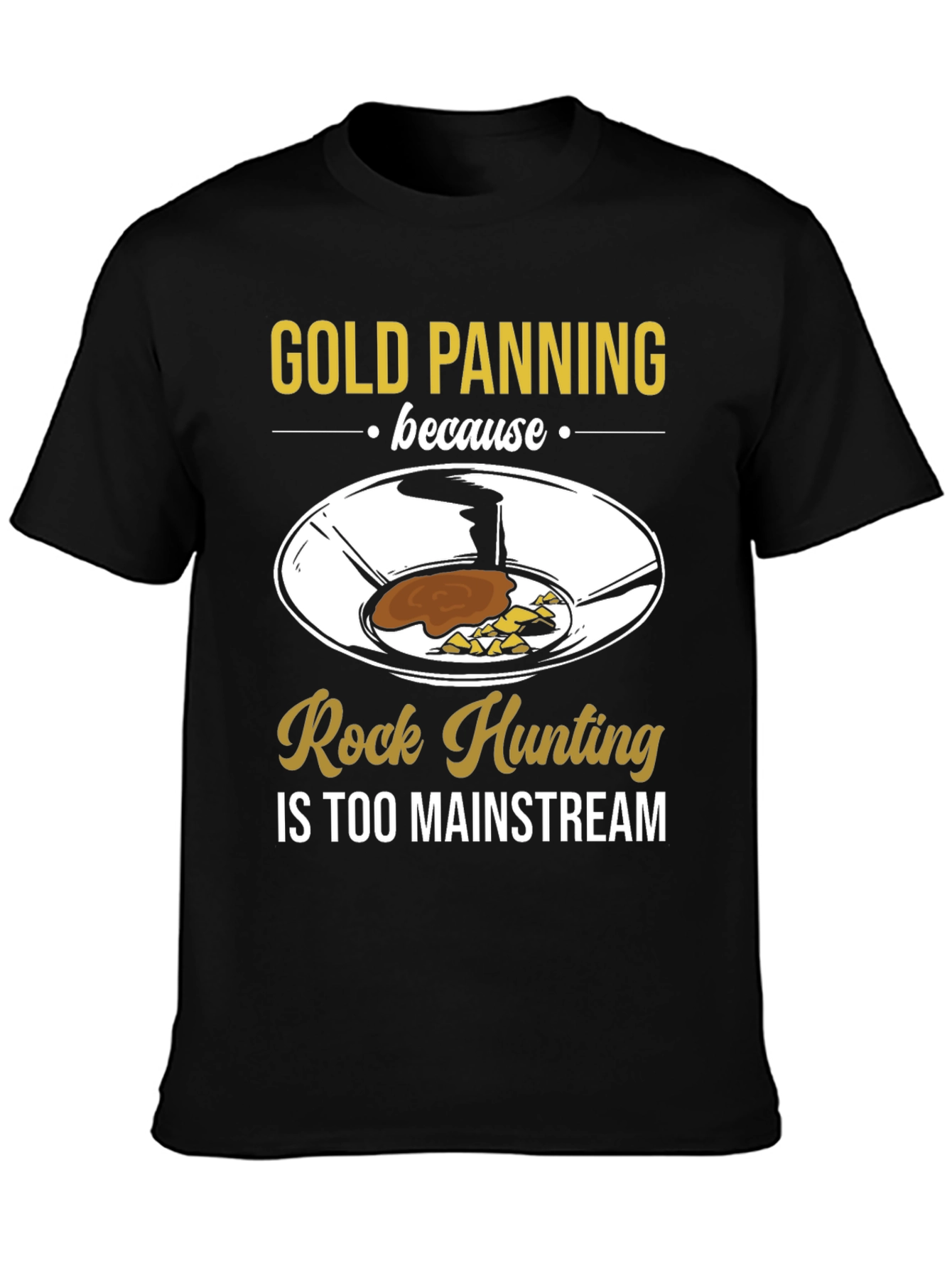 Black Gold Panning Tee - Rock Hunting's Alternative view 3