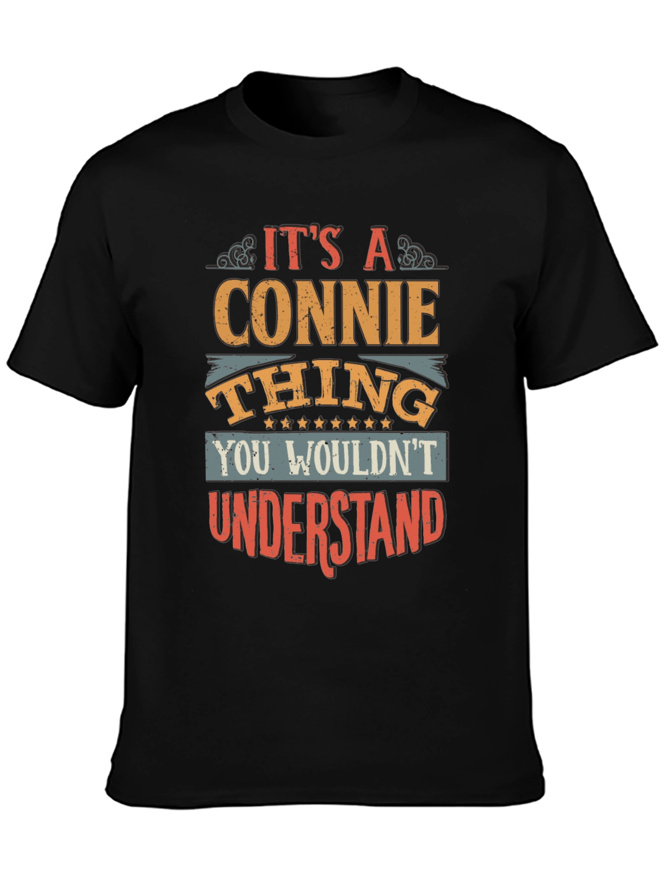 Black It's a Connie Thing T-Shirt view 3