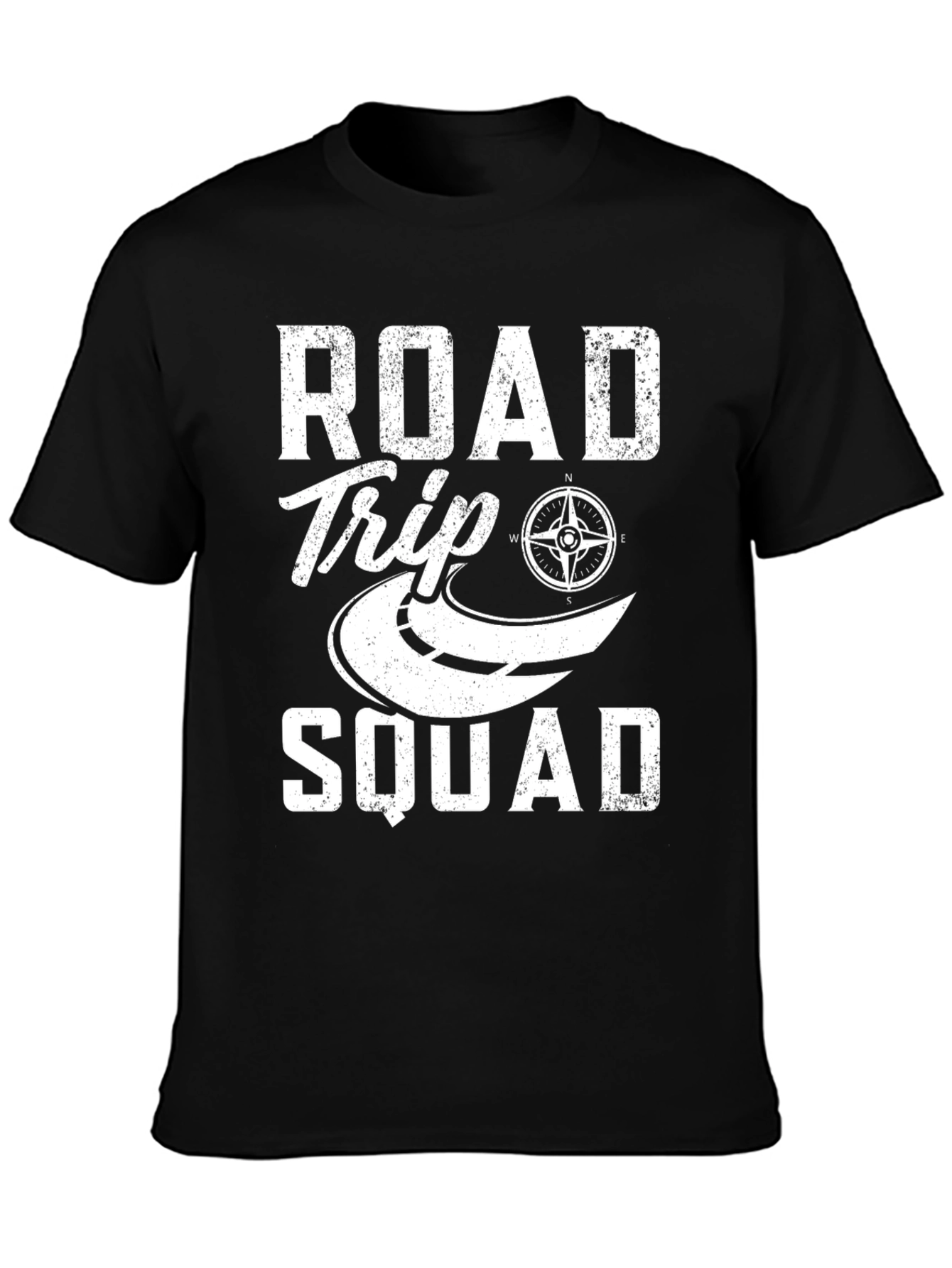Black Road Trip Squad T-Shirt view 3