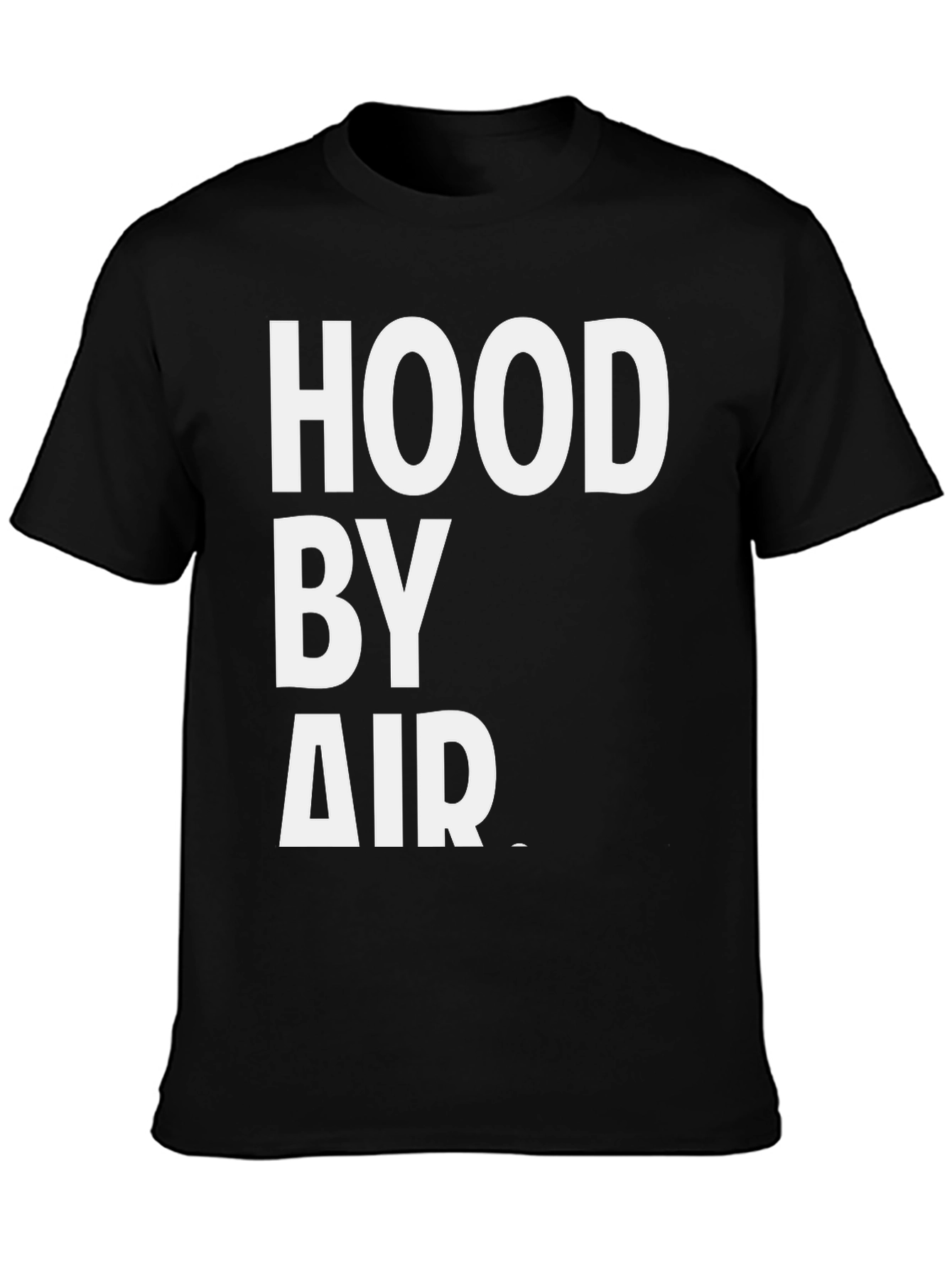Black Hood By Air Black T-Shirt view 3