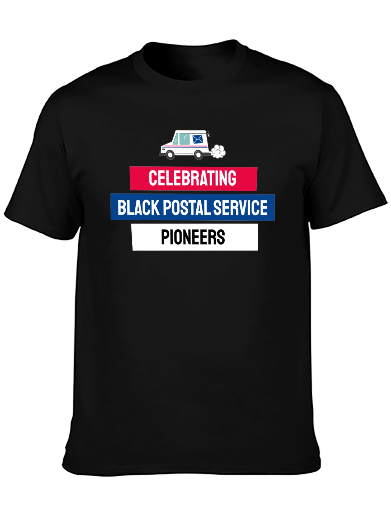 Black Postal Service Pioneers T-Shirt - 3