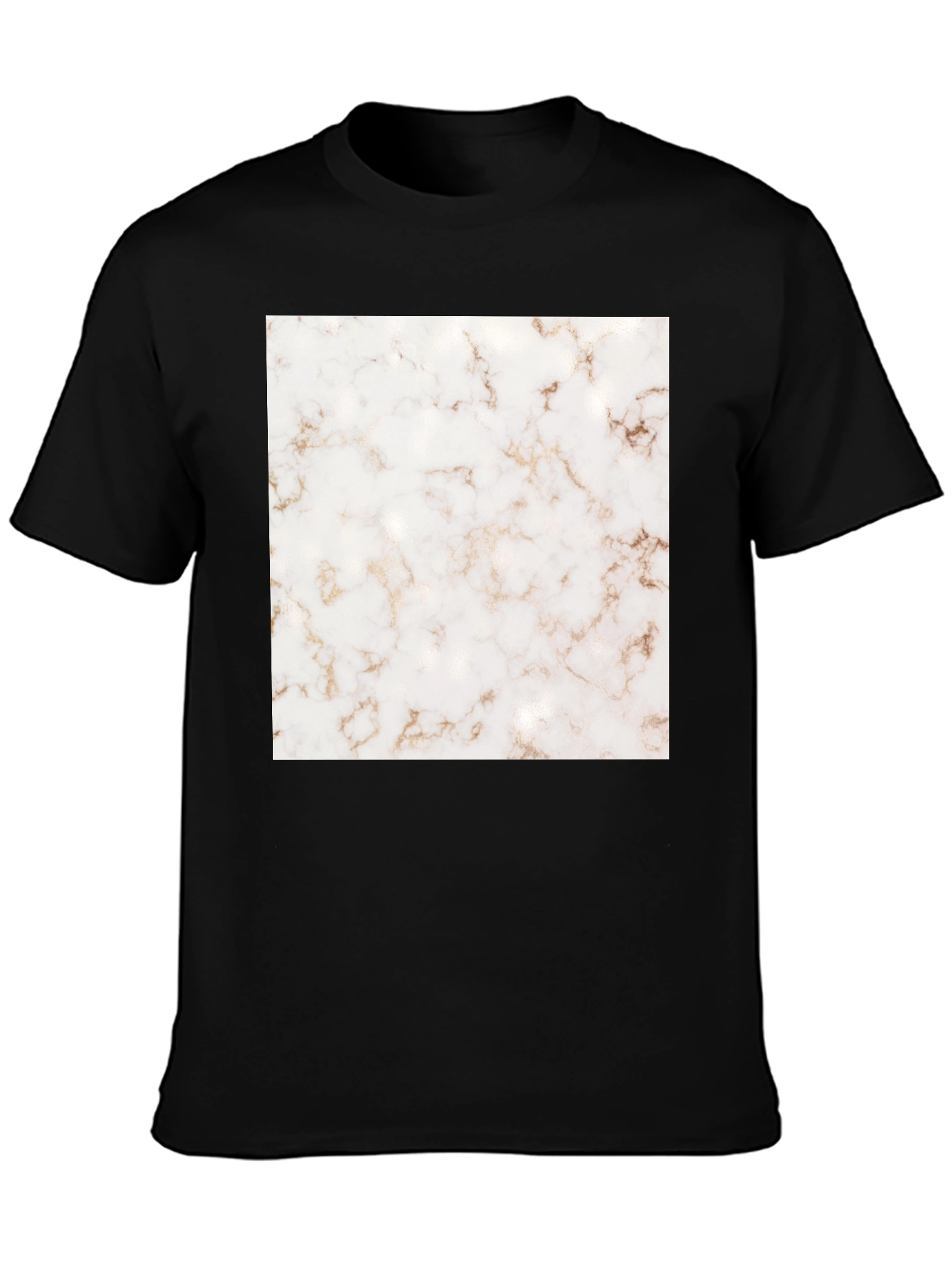 Black Marble Texture Tee - Stylish Comfort view 3