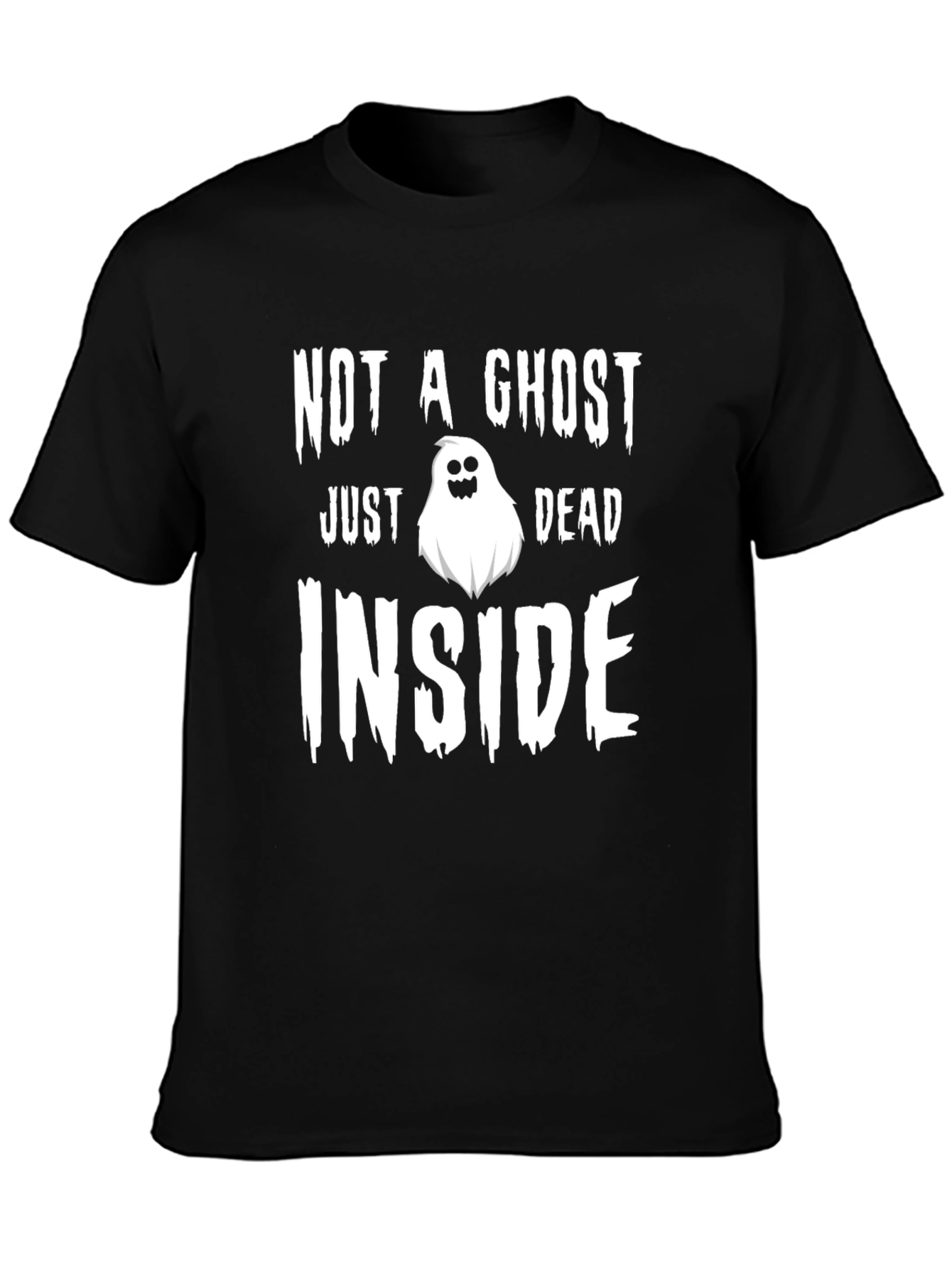 Black Not a Ghost, Just Dead Inside Tee view 3