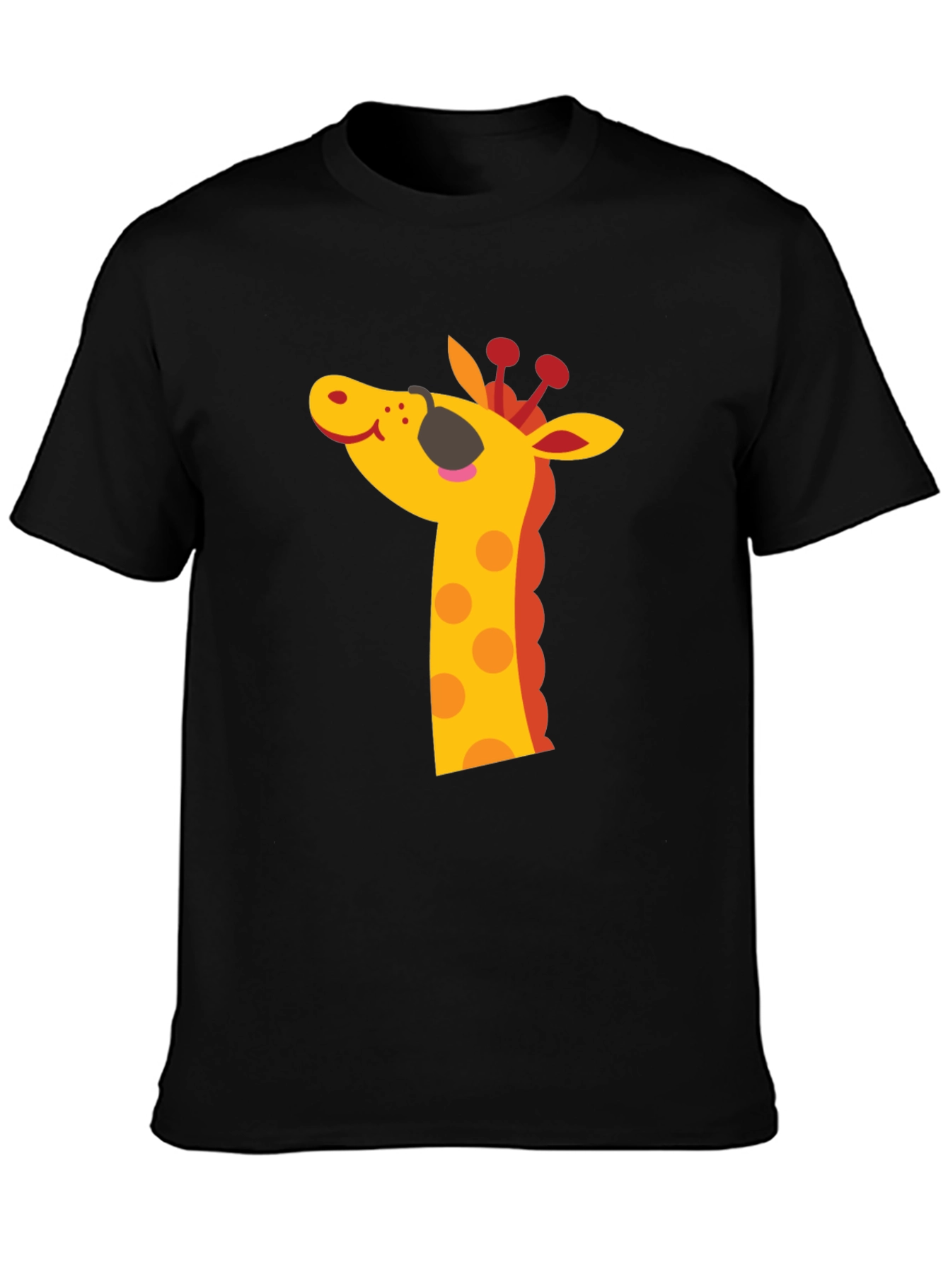 Black Black Giraffe T-Shirt view 3