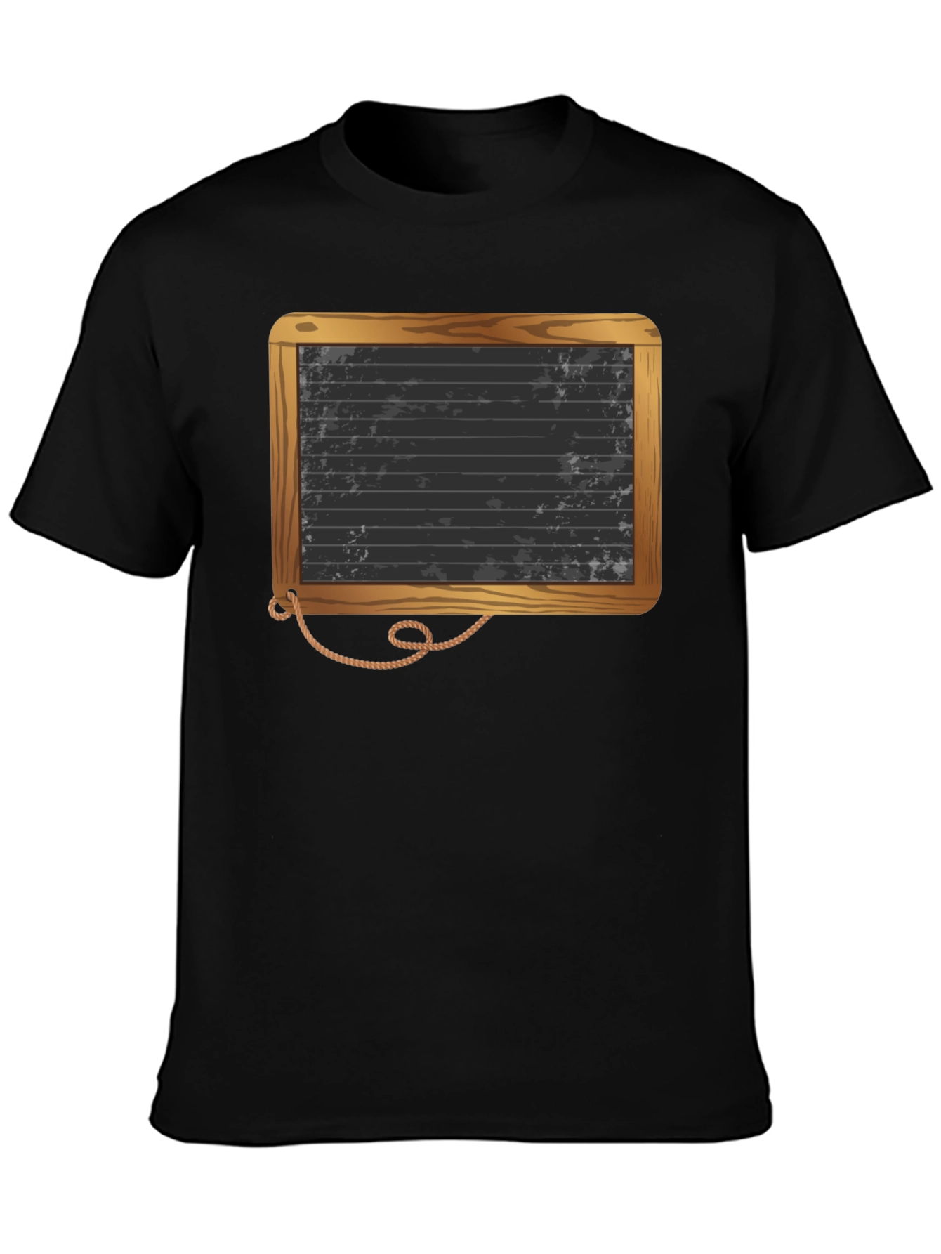 Novelty Blackboard Graphic Tee - Vintage Style - 3
