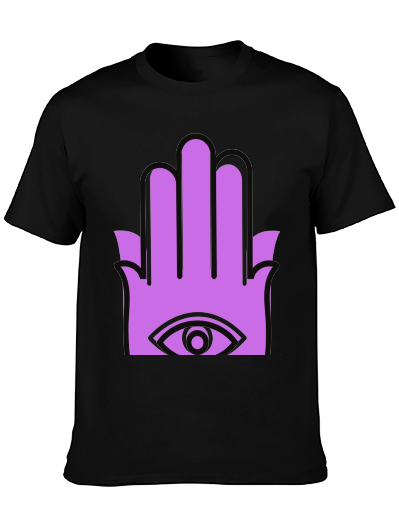Black Eye Hand Graphic Tee - Stylish Casual Wear view 3