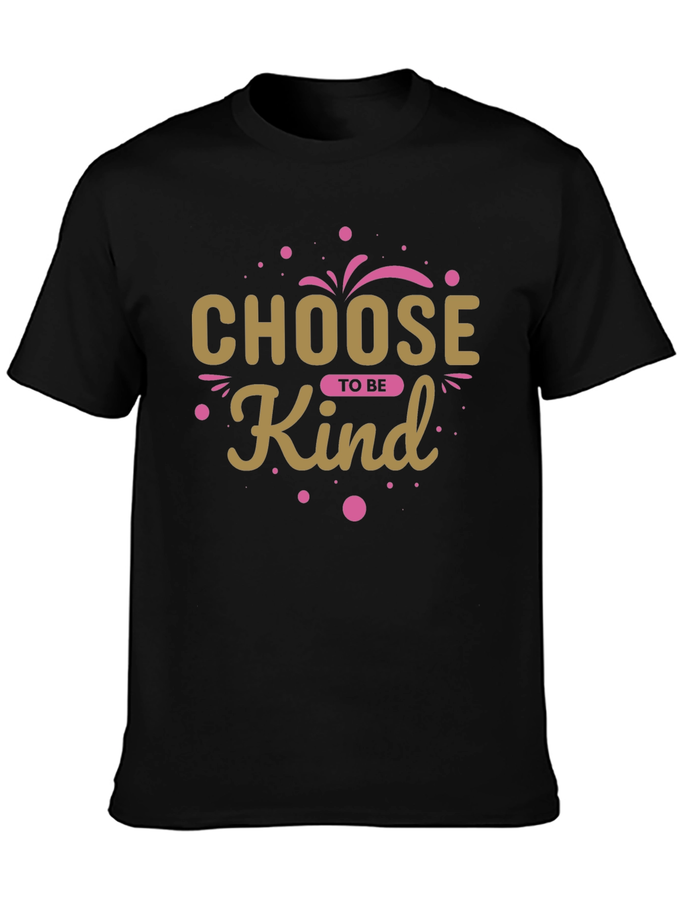 Black Choose to be Kind Graphic T-Shirt view 3